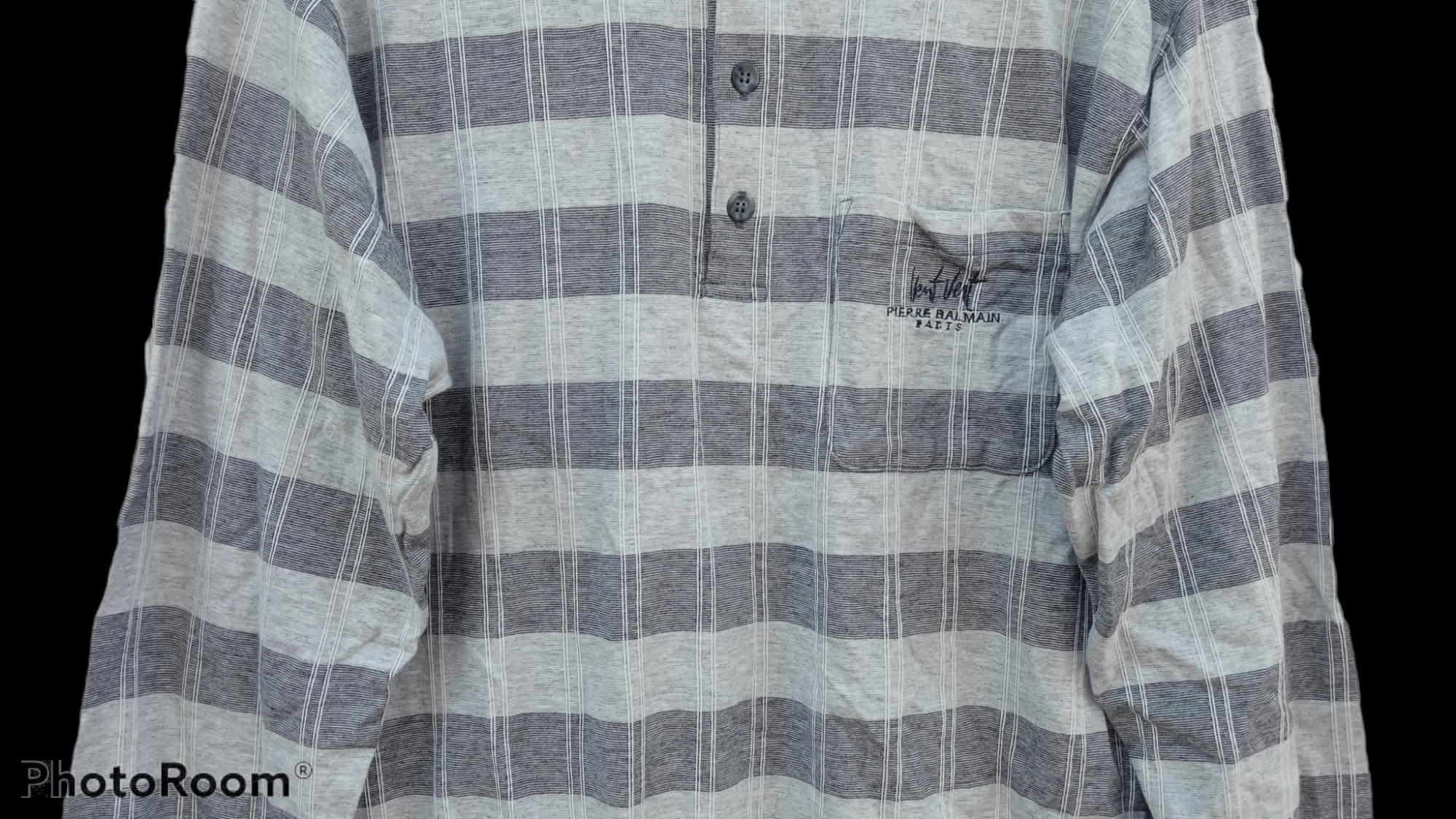 Pierre Balmain × Vintage 🔥🔥Vintage Pierre Balmain Plaid Sweatshirt Size US M / EU 48-50 / 2 - 11 Thumbnail