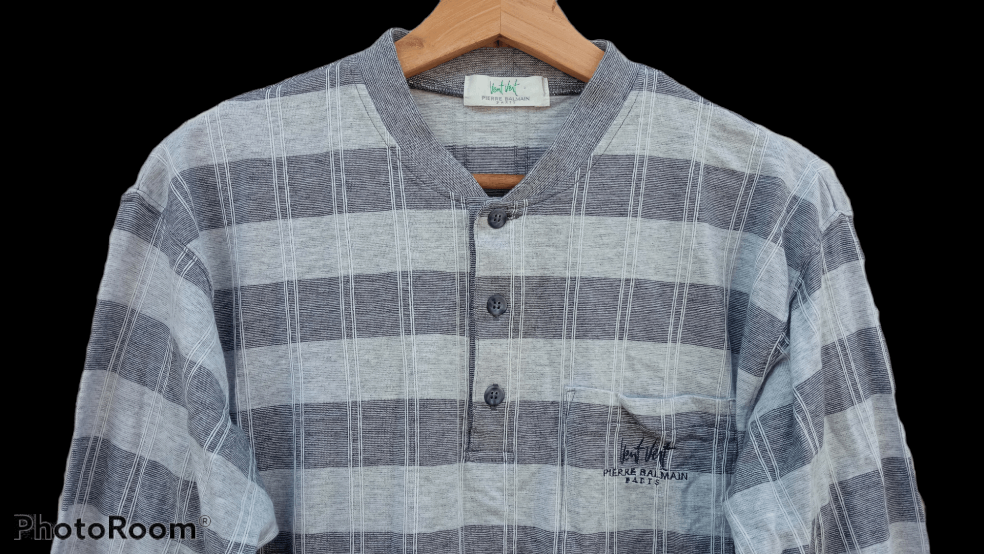 Pierre Balmain × Vintage 🔥🔥Vintage Pierre Balmain Plaid Sweatshirt Size US M / EU 48-50 / 2 - 10 Thumbnail