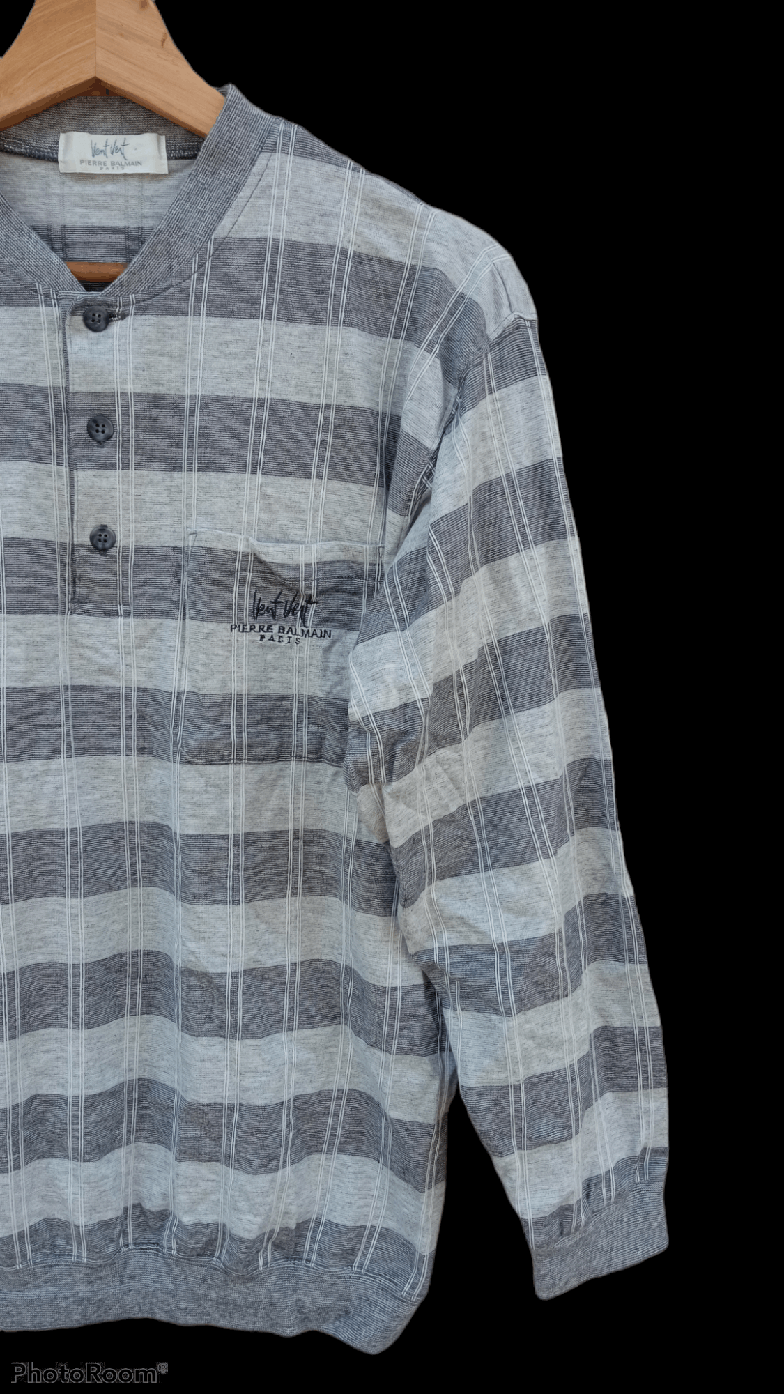 Pierre Balmain × Vintage 🔥🔥Vintage Pierre Balmain Plaid Sweatshirt Size US M / EU 48-50 / 2 - 5 Thumbnail