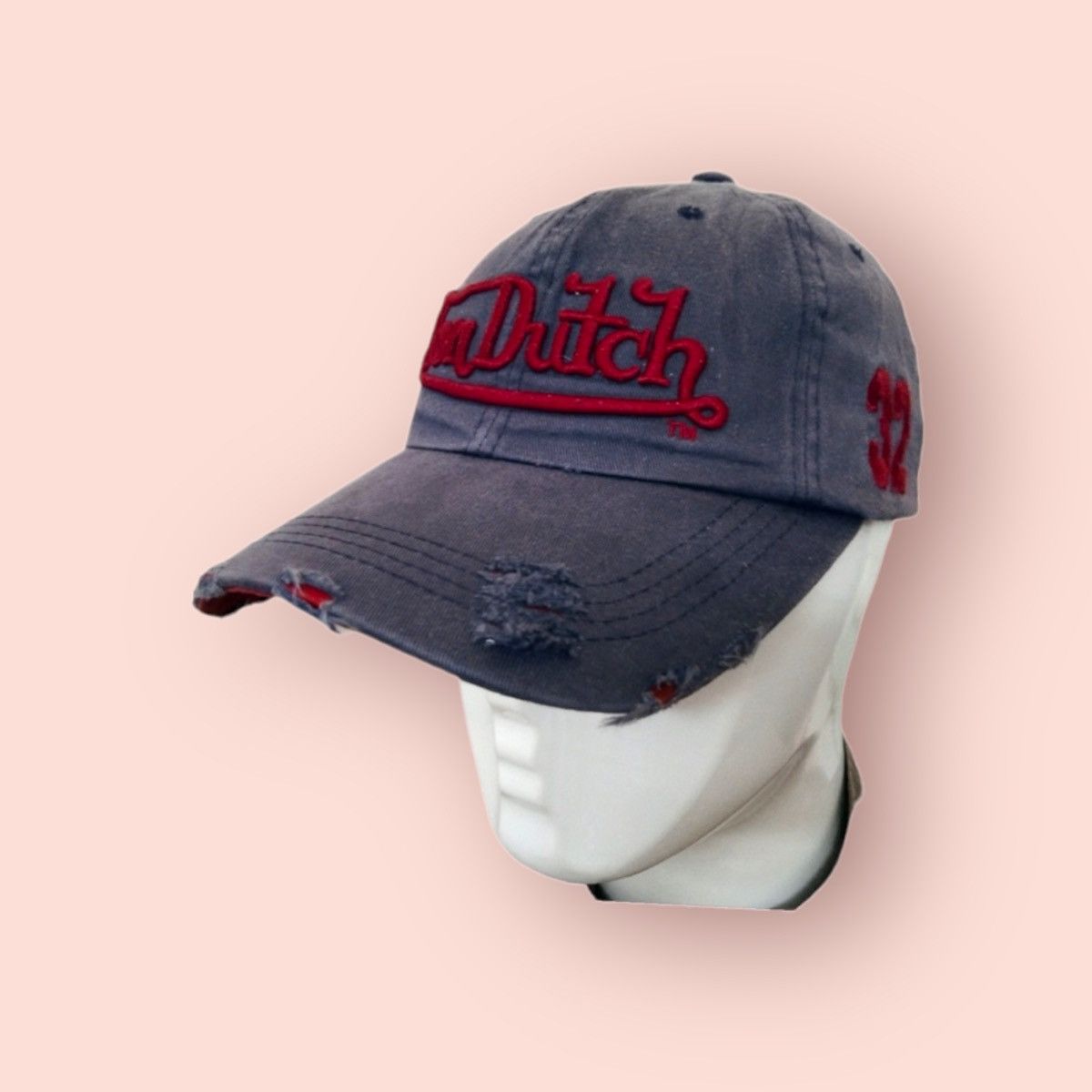 Von Dutch VON DUTCH VINTAGE DISTRESSED STRAPBACK Size ONE SIZE - 18 Thumbnail