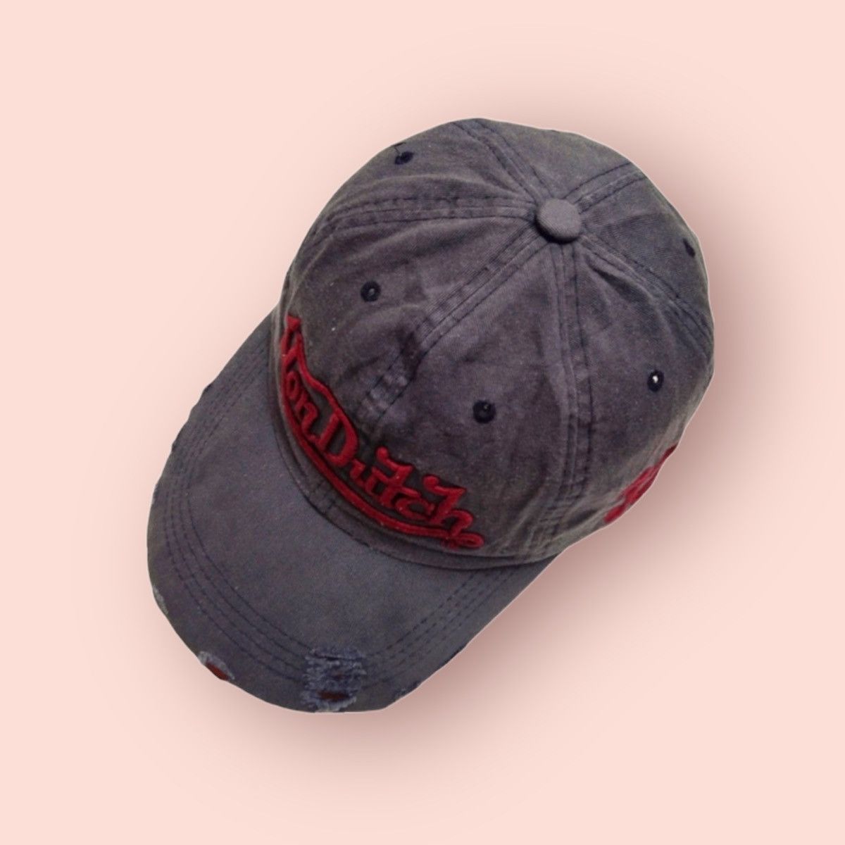Von Dutch VON DUTCH VINTAGE DISTRESSED STRAPBACK Size ONE SIZE - 13 Thumbnail