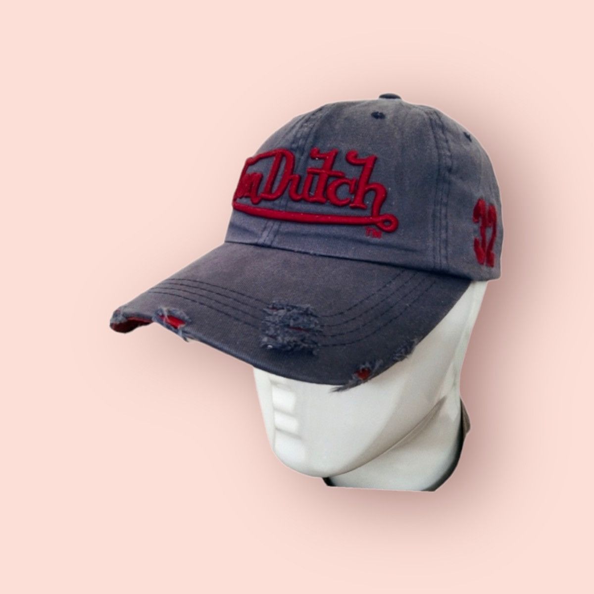 Von Dutch VON DUTCH VINTAGE DISTRESSED STRAPBACK Size ONE SIZE - 10 Thumbnail