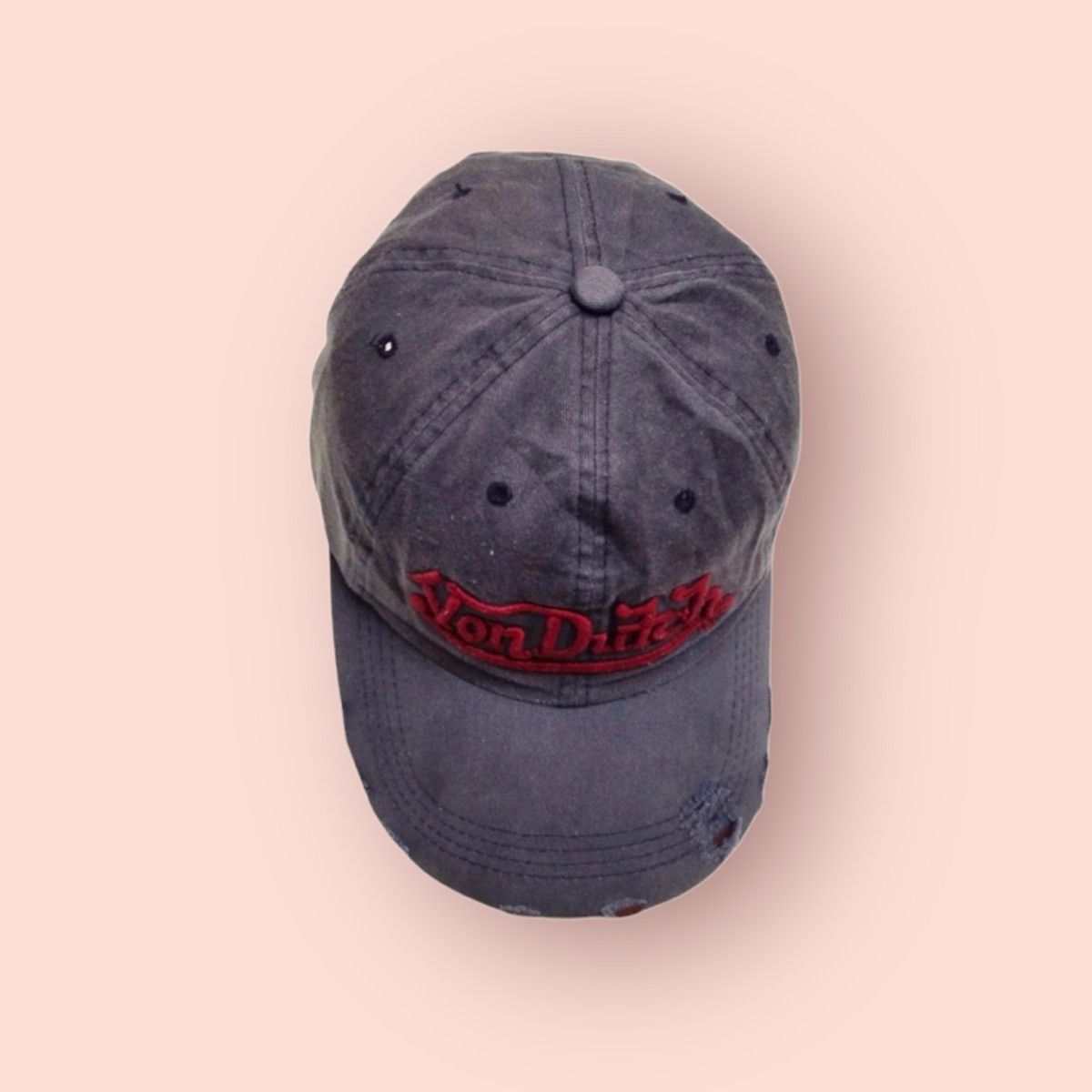 Von Dutch VON DUTCH VINTAGE DISTRESSED STRAPBACK Size ONE SIZE - 11 Thumbnail