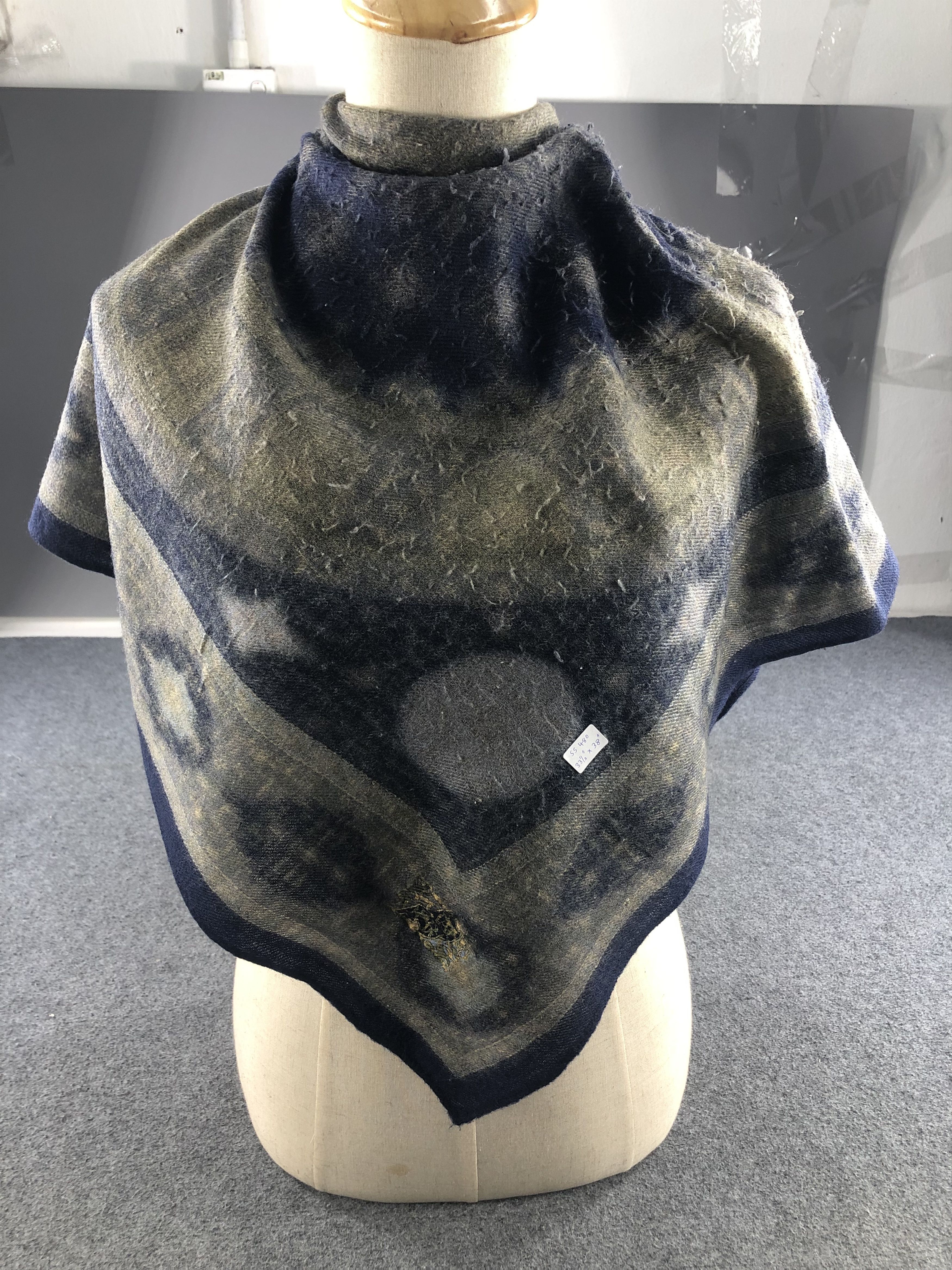 Vintage Luciano Soprani Wool Scarf Size ONE SIZE - 1 Thumbnail