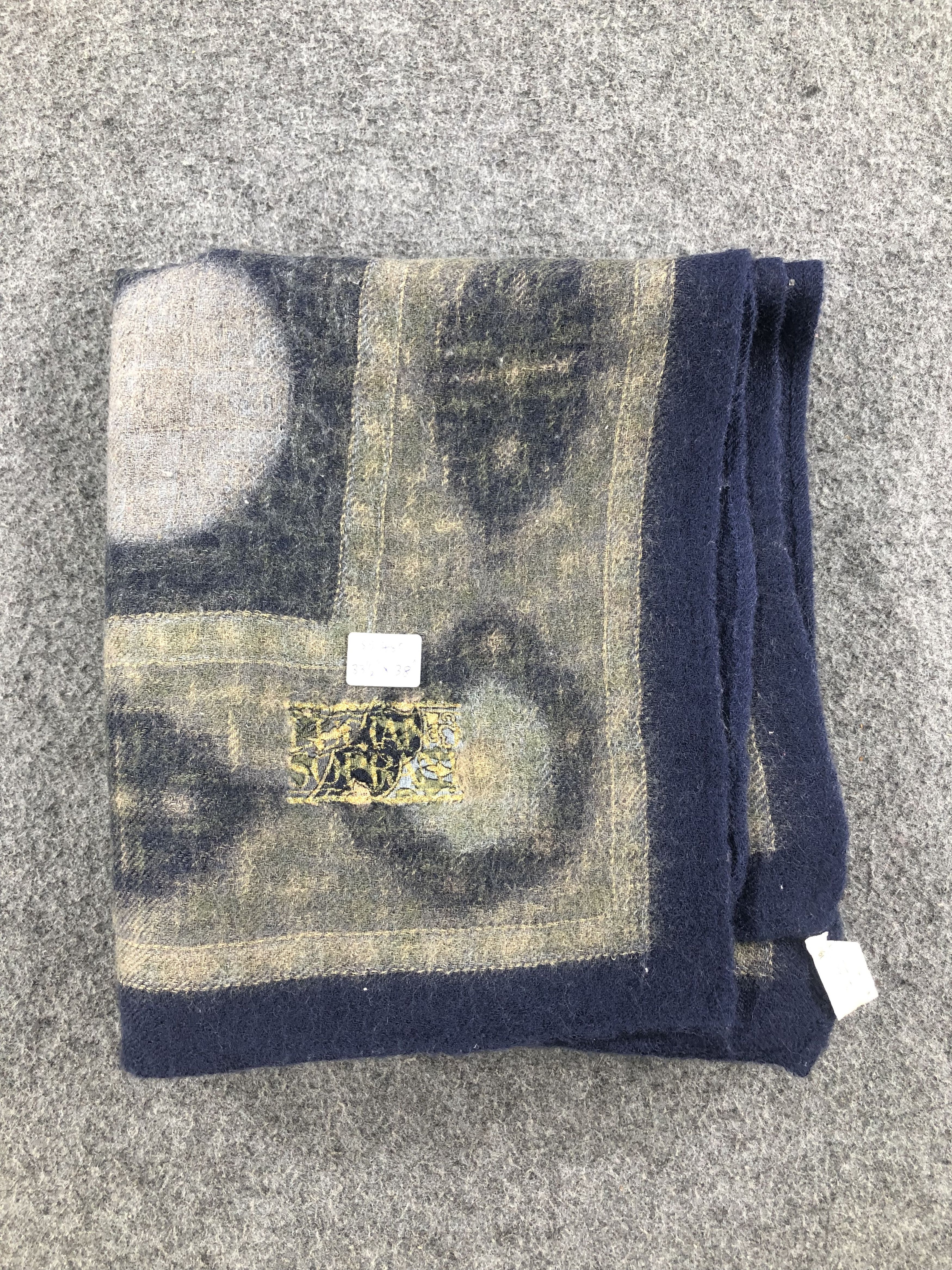 Vintage Luciano Soprani Wool Scarf Size ONE SIZE - 5 Thumbnail