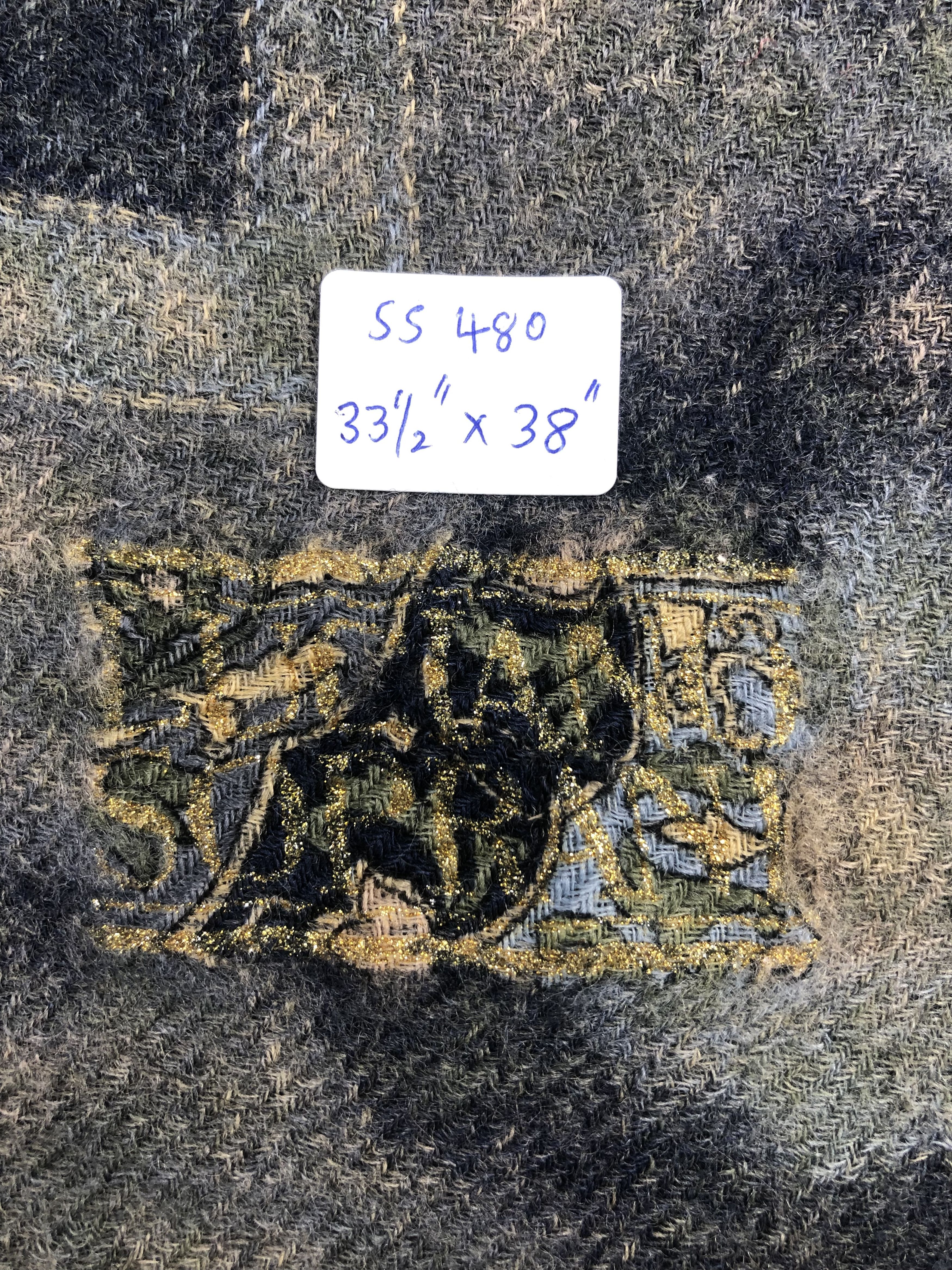 Vintage Luciano Soprani Wool Scarf Size ONE SIZE - 3 Thumbnail