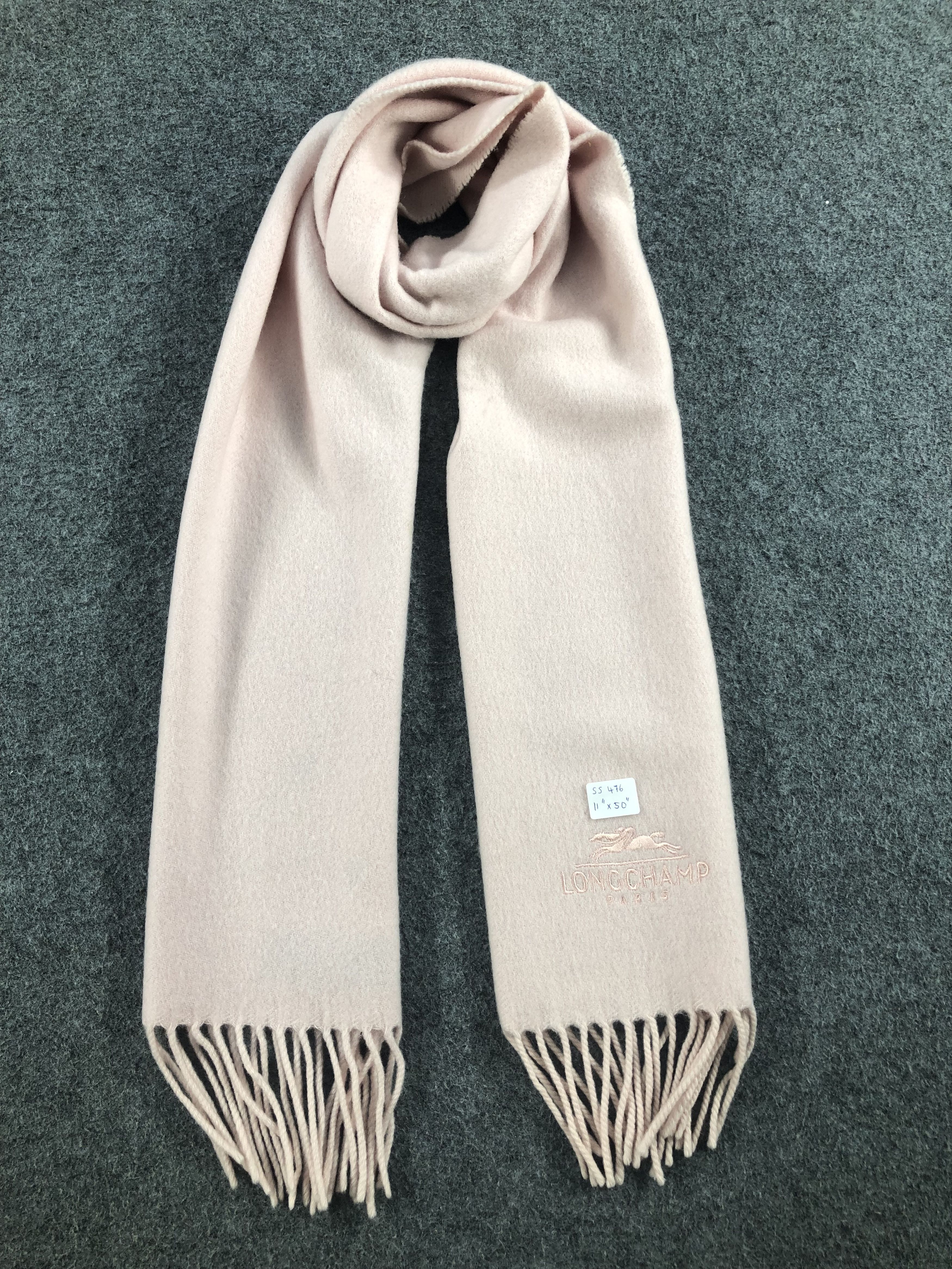 Longchamp Longchamp Cashmere Scarf / Muffler / Cashmere Size ONE SIZE - 1 Thumbnail