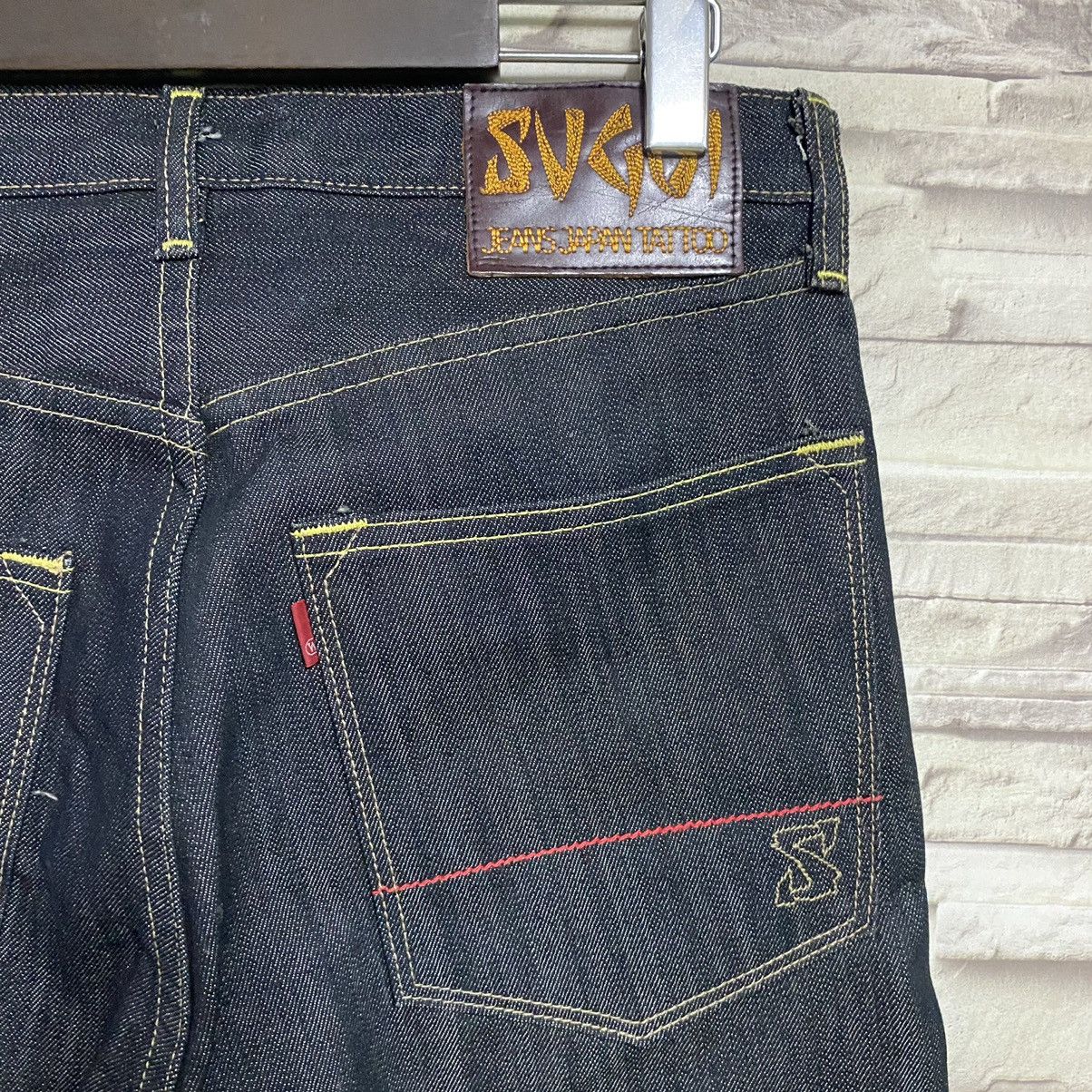 Dragonfly Sugoi Japan Tattoo Denim Embroidery Jeans Dragon fly Size US 30 / EU 46 - 15 Thumbnail