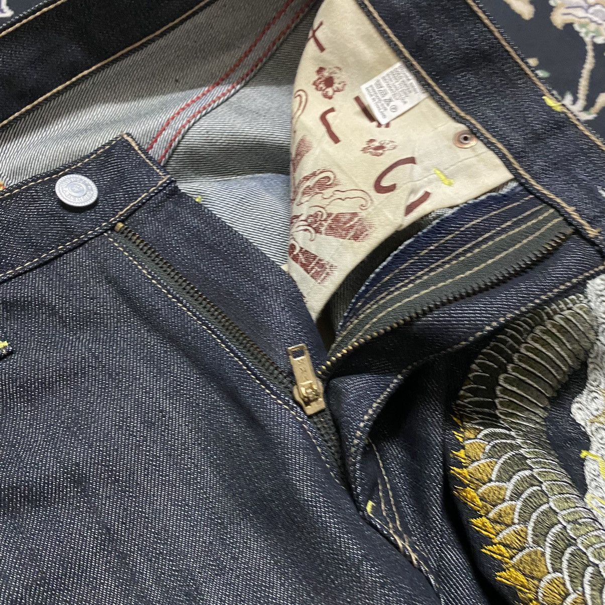 Dragonfly Sugoi Japan Tattoo Denim Embroidery Jeans Dragon fly Size US 30 / EU 46 - 21 Thumbnail