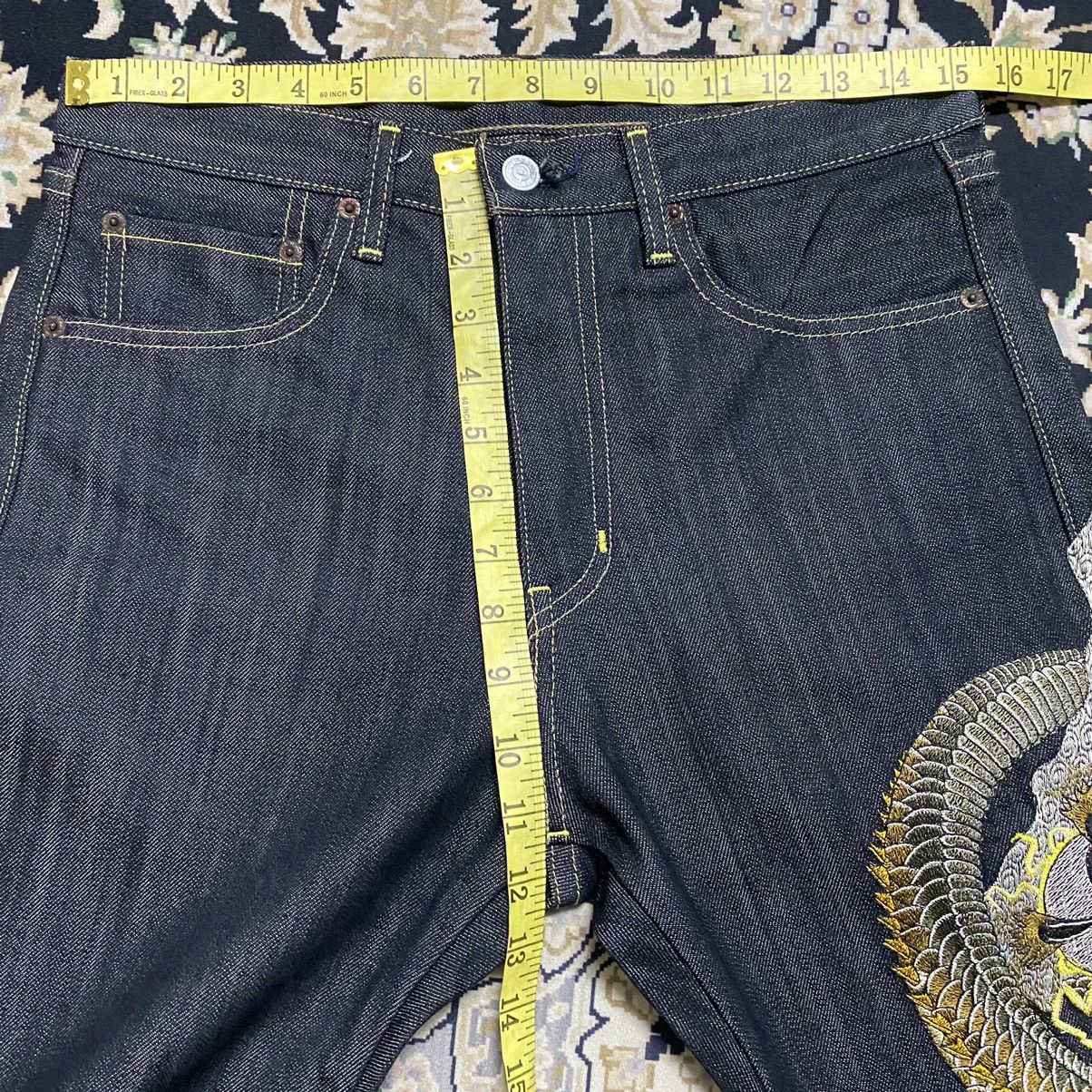 Dragonfly Sugoi Japan Tattoo Denim Embroidery Jeans Dragon fly Size US 30 / EU 46 - 22 Thumbnail