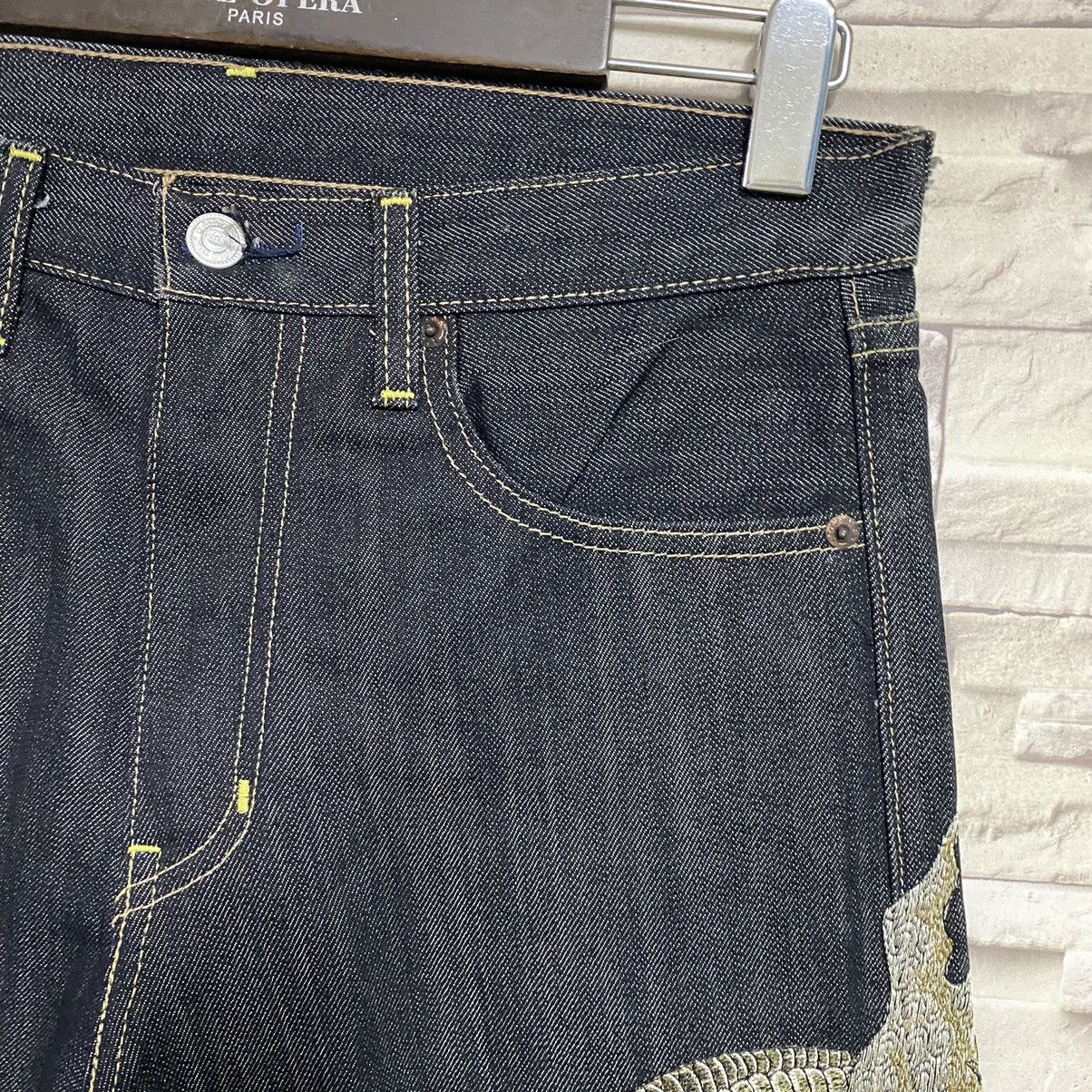 Dragonfly Sugoi Japan Tattoo Denim Embroidery Jeans Dragon fly Size US 30 / EU 46 - 10 Thumbnail