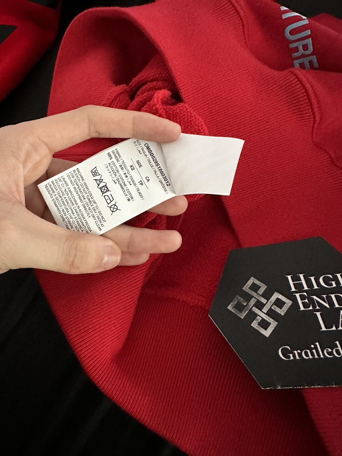 Off-White Exclusive Off White Red Mona Lisa Hoodie Size US M / EU 48-50 / 2 - 11 Thumbnail