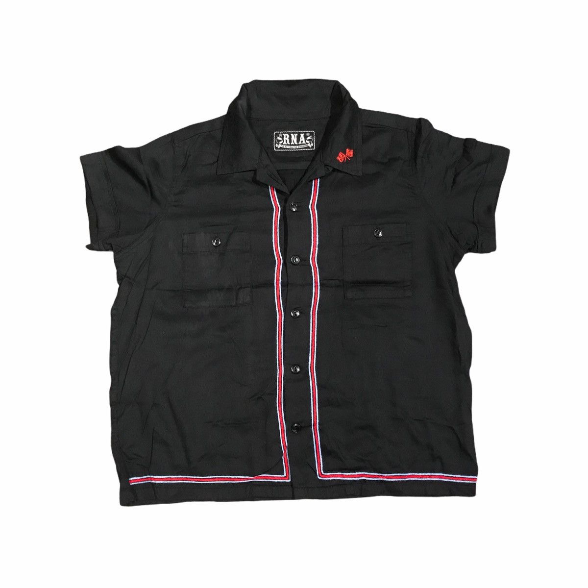 Hysteric Glamour RNA Japan Rayon Bowling Camp Collar Shirt Embroidery Size US M / EU 48-50 / 2 - 2 Thumbnail