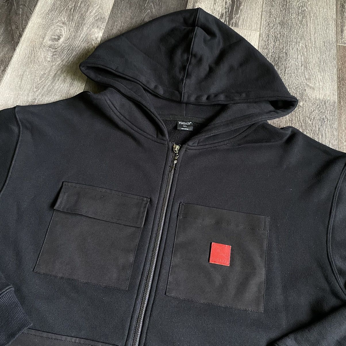 Fugazi Fugazi Technician Multi Pocket Zip Up Hoodie Black Size US XL / EU 56 / 4 - 4 Thumbnail