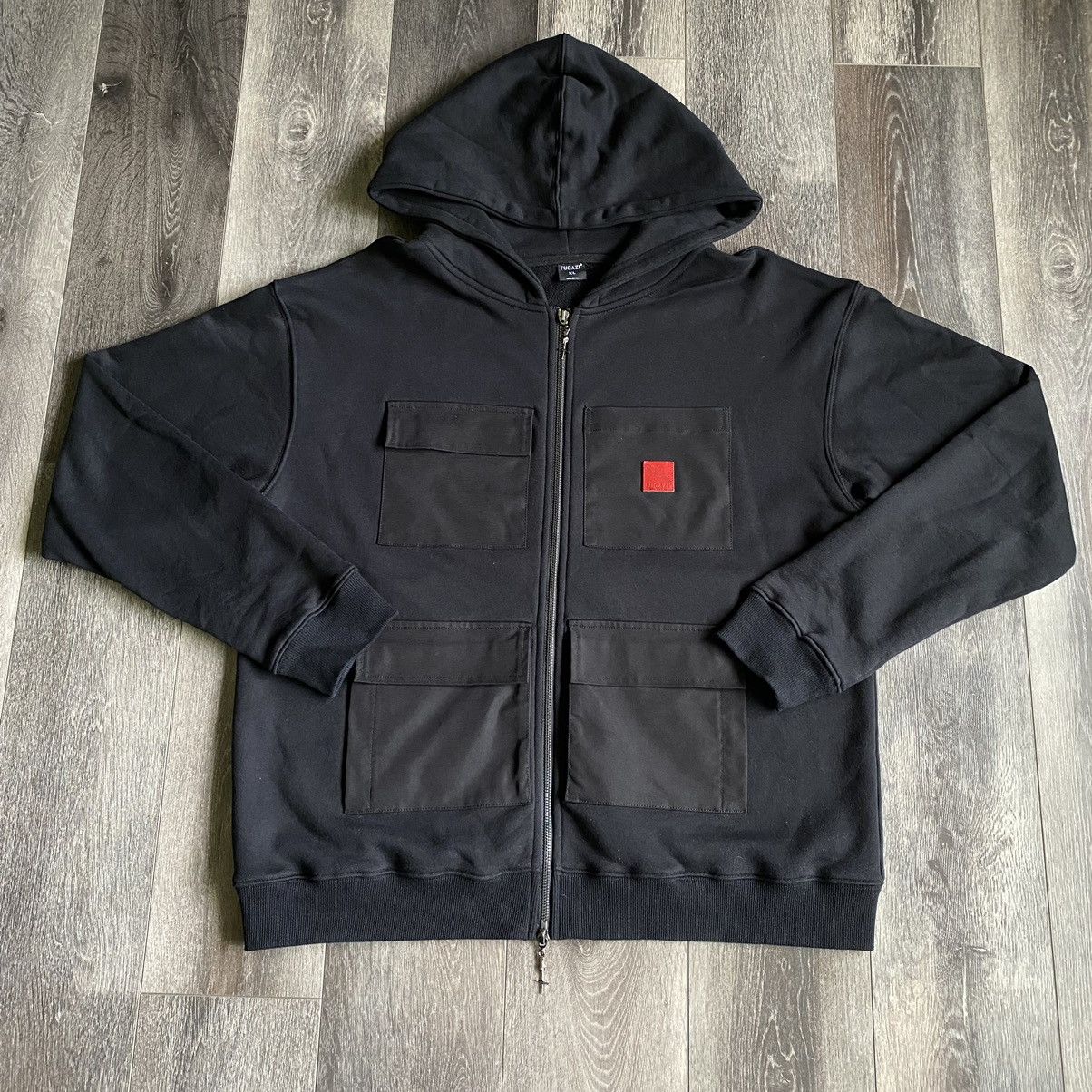 Fugazi Fugazi Technician Multi Pocket Zip Up Hoodie Black Size US XL / EU 56 / 4 - 1 Thumbnail