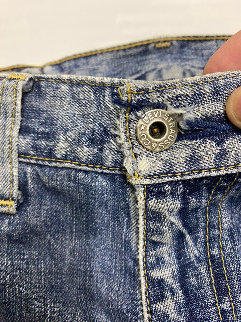 JNCO × Levi's × Vintage 🔥LEVIS 502 SASHIKO BORO PATCHWORK DISTRESSED DENIM PANTS Size US 30 / EU 46 - 12 Thumbnail