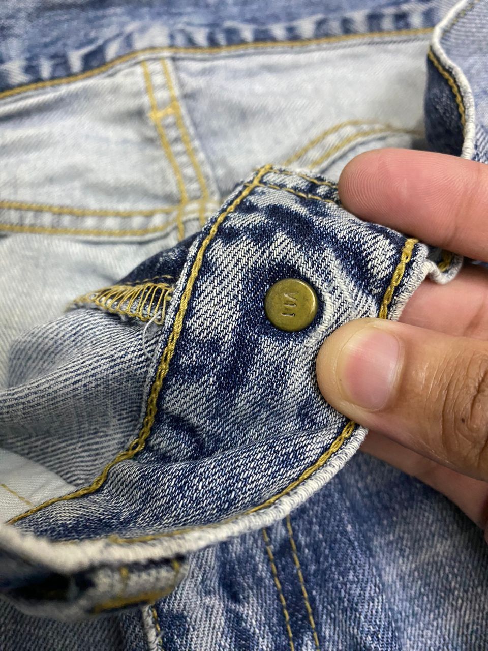 JNCO × Levi's × Vintage 🔥LEVIS 502 SASHIKO BORO PATCHWORK DISTRESSED DENIM PANTS Size US 30 / EU 46 - 13 Thumbnail