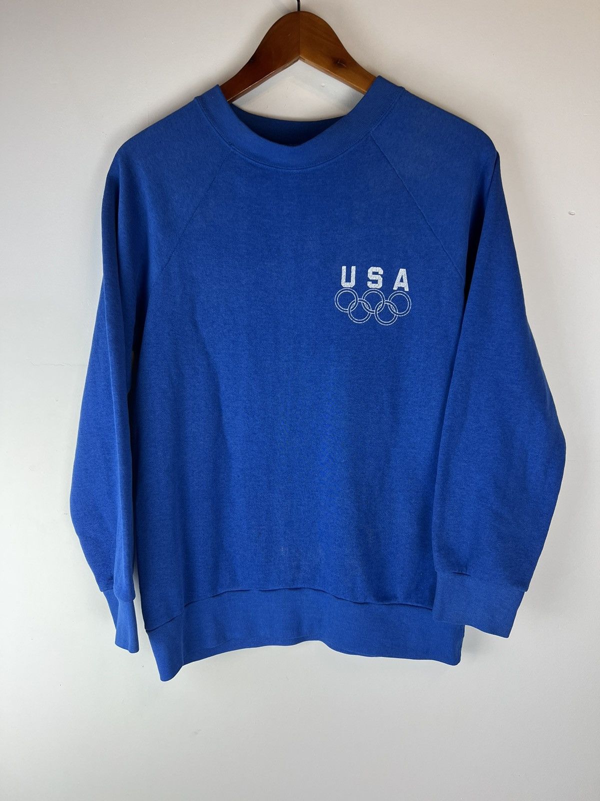 Vintage Vintage 1988 USA Winter Olympics Raglan Crewneck Size US S / EU 44-46 / 1 - 2 Thumbnail