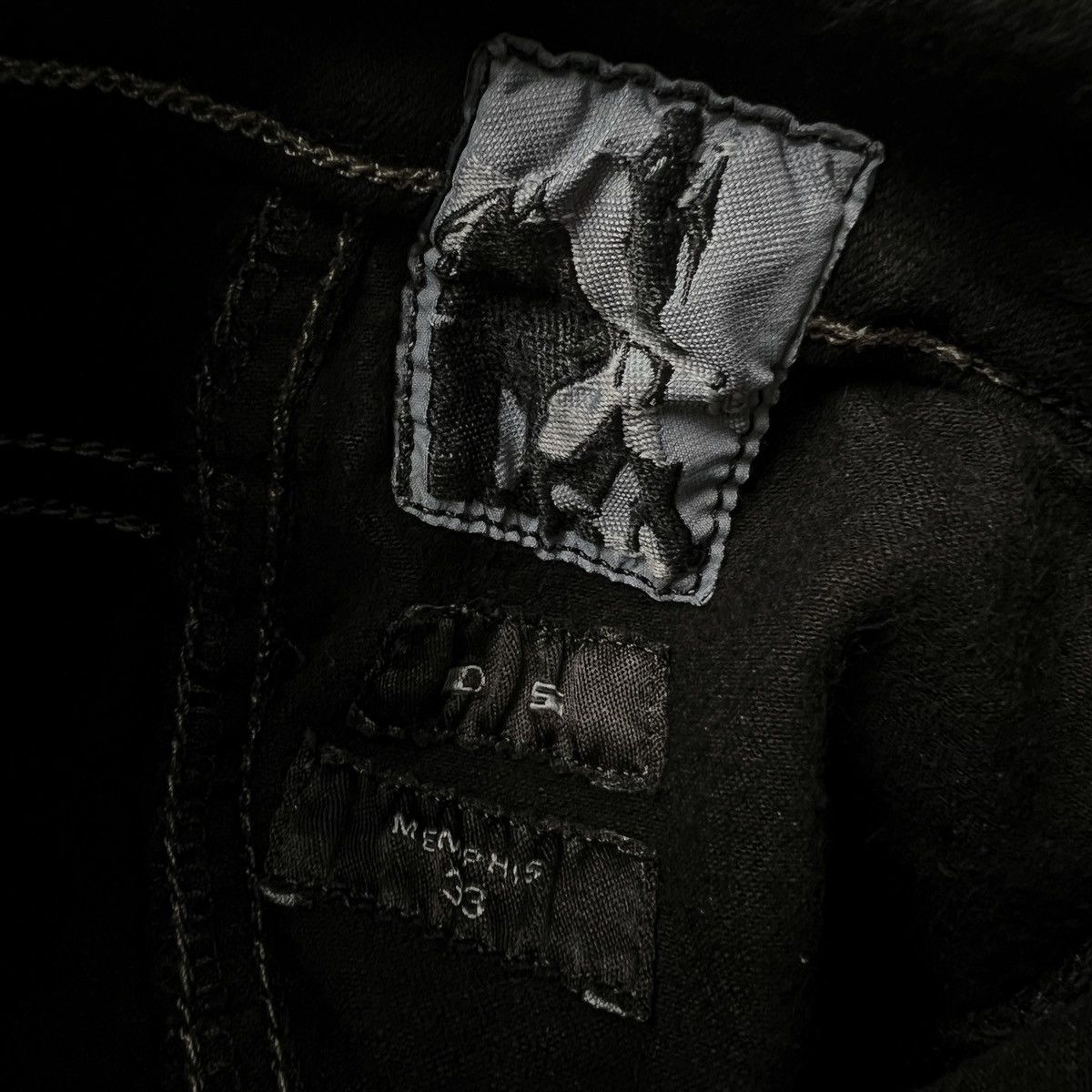 Rick Owens × Rick Owens Drkshdw Rick Owens DRKSHDW FW16 Black Matte Memphis Jeans Size US 33 - 5 Thumbnail