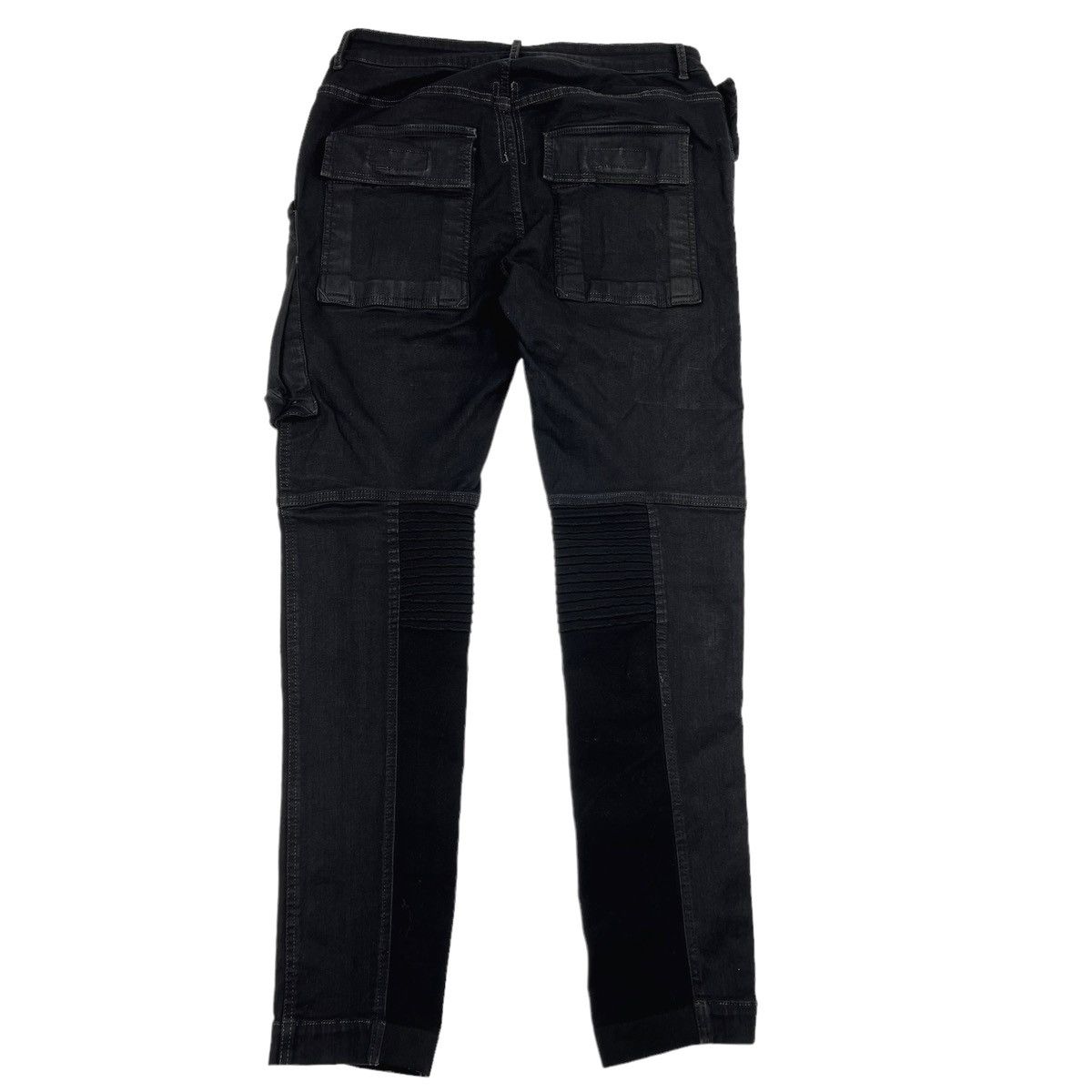 Rick Owens × Rick Owens Drkshdw Rick Owens DRKSHDW FW16 Black Matte Memphis Jeans Size US 33 - 3 Thumbnail