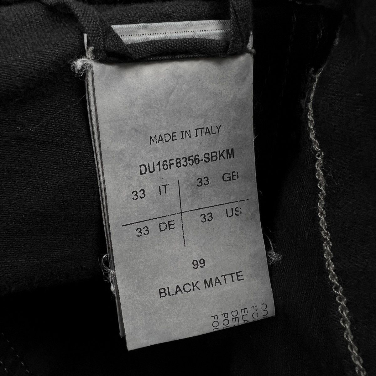 Rick Owens × Rick Owens Drkshdw Rick Owens DRKSHDW FW16 Black Matte Memphis Jeans Size US 33 - 4 Thumbnail