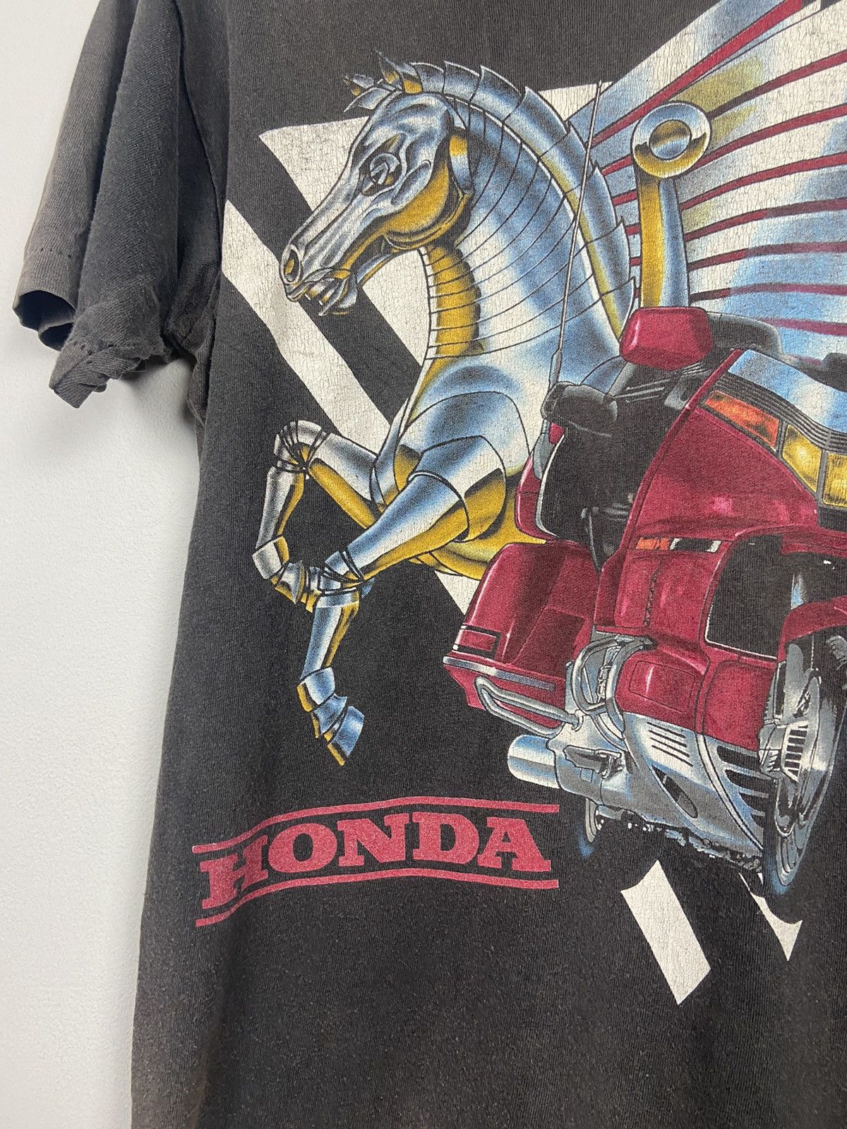 Honda Vintage 1984 Honda Gold Wing Luxurious GL1200 3D Graphic Tee Size US M / EU 48-50 / 2 - 4 Thumbnail