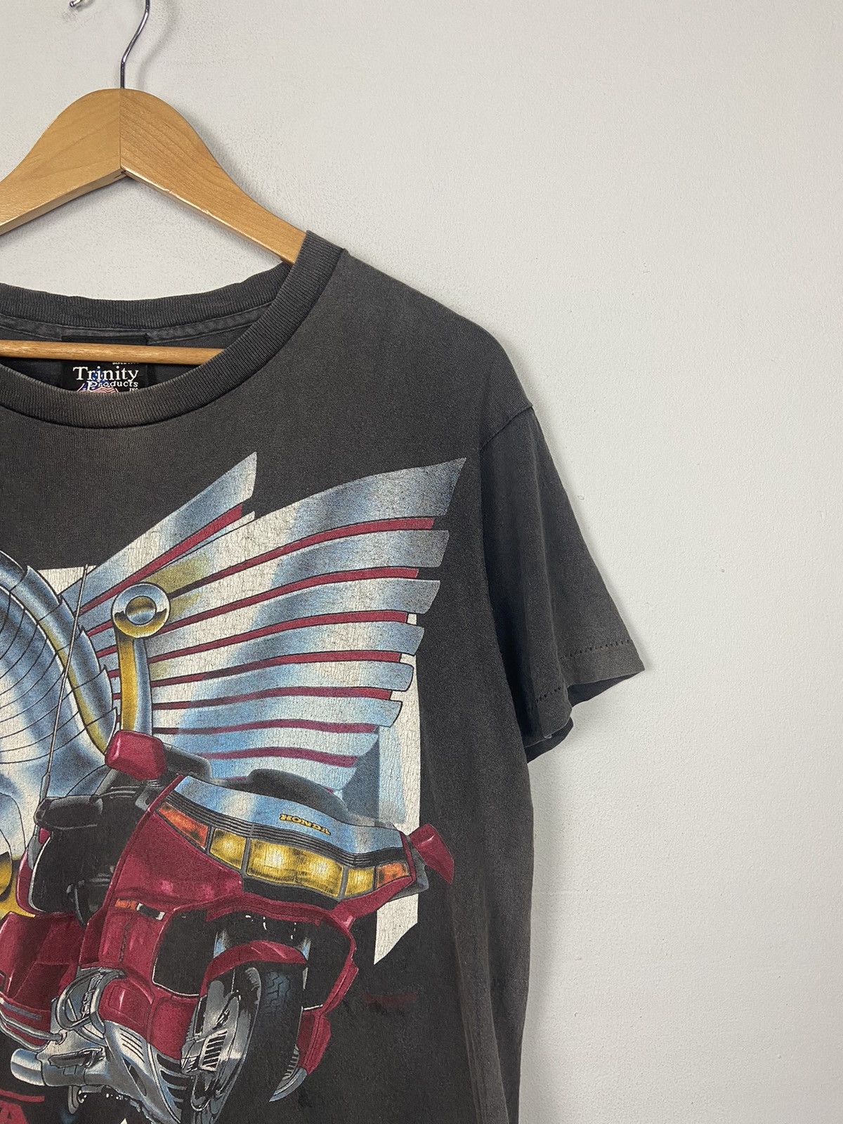 Honda Vintage 1984 Honda Gold Wing Luxurious GL1200 3D Graphic Tee Size US M / EU 48-50 / 2 - 2 Thumbnail