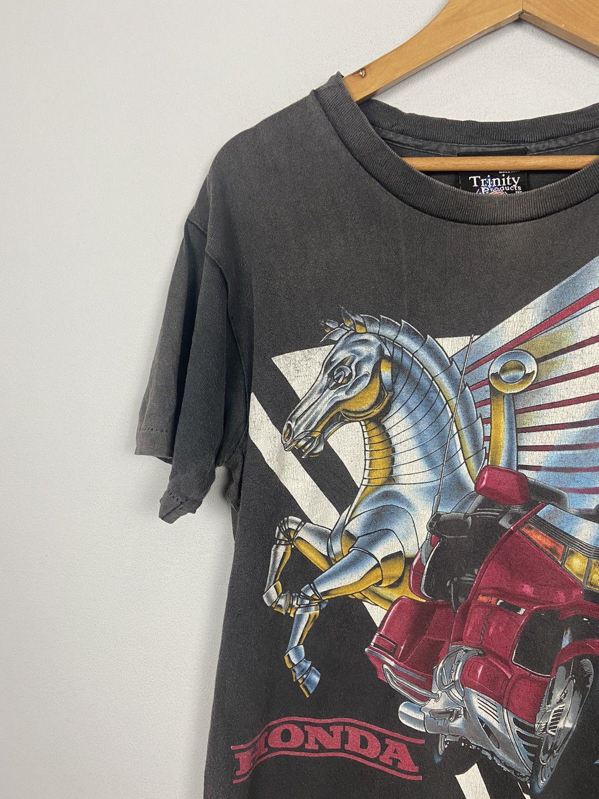 Honda Vintage 1984 Honda Gold Wing Luxurious GL1200 3D Graphic Tee Size US M / EU 48-50 / 2 - 3 Thumbnail