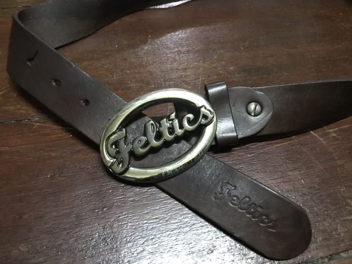Leather × Other Leather belt feltics Size ONE SIZE - 1 Thumbnail
