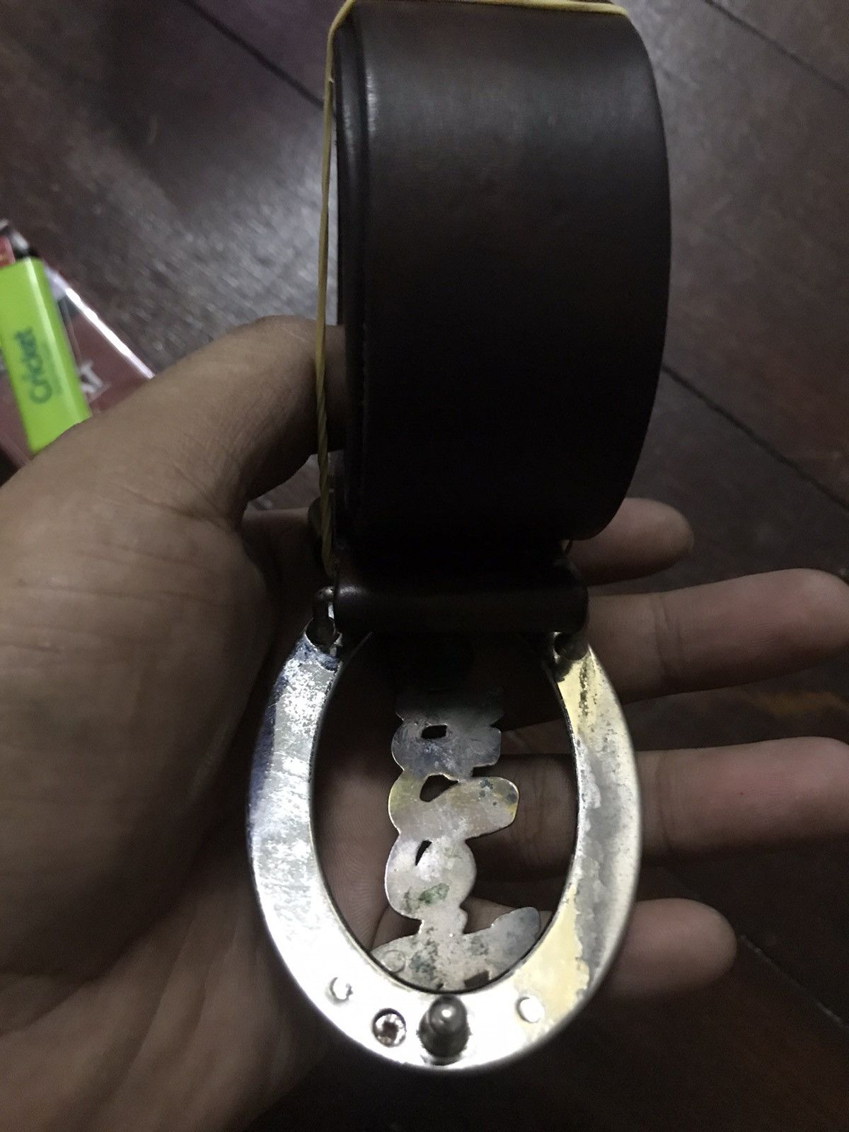 Leather × Other Leather belt feltics Size ONE SIZE - 3 Thumbnail