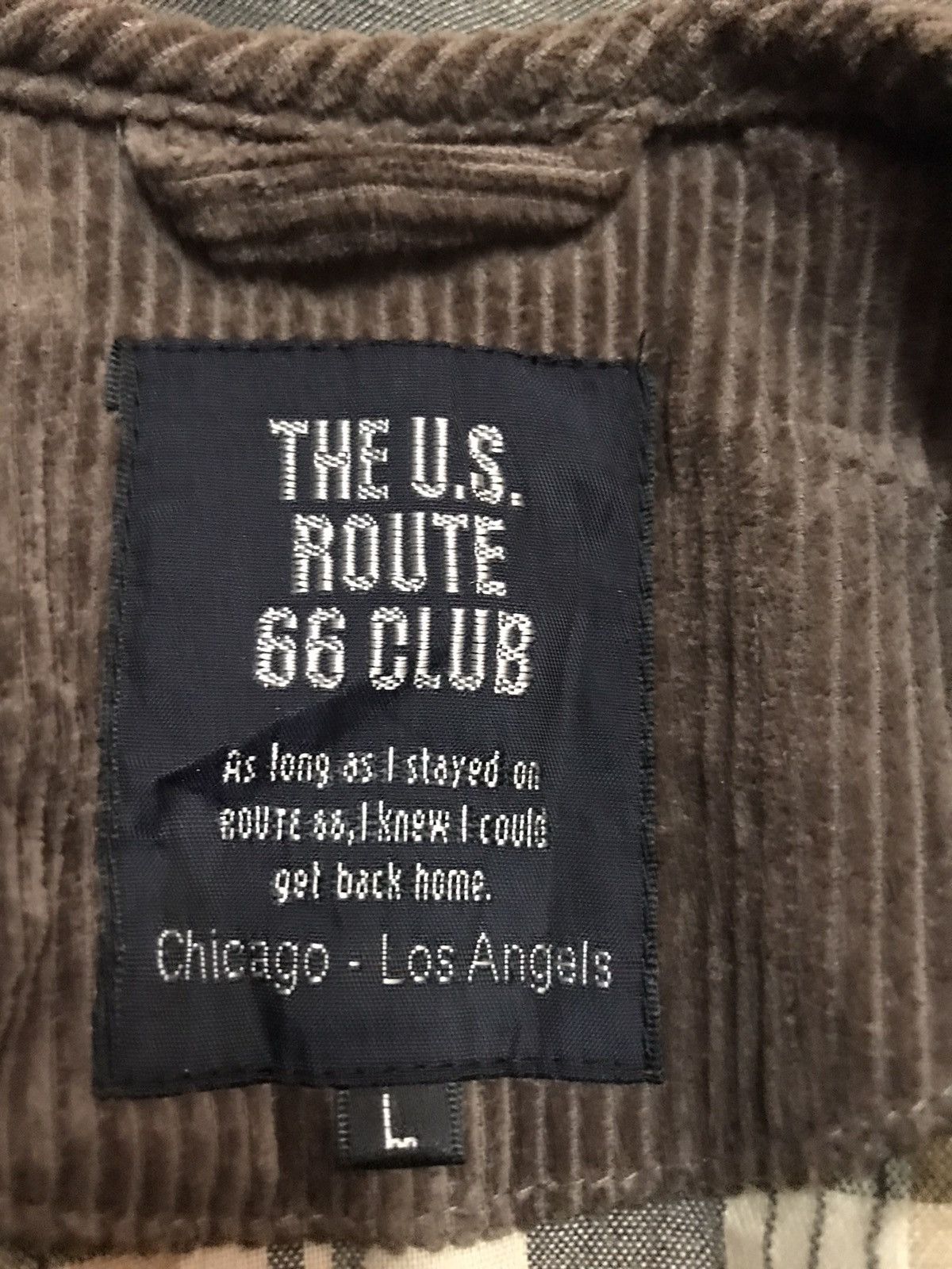 Route 66 The U.s Route 66 club vest cudroy Size US M / EU 48-50 / 2 - 3 Thumbnail