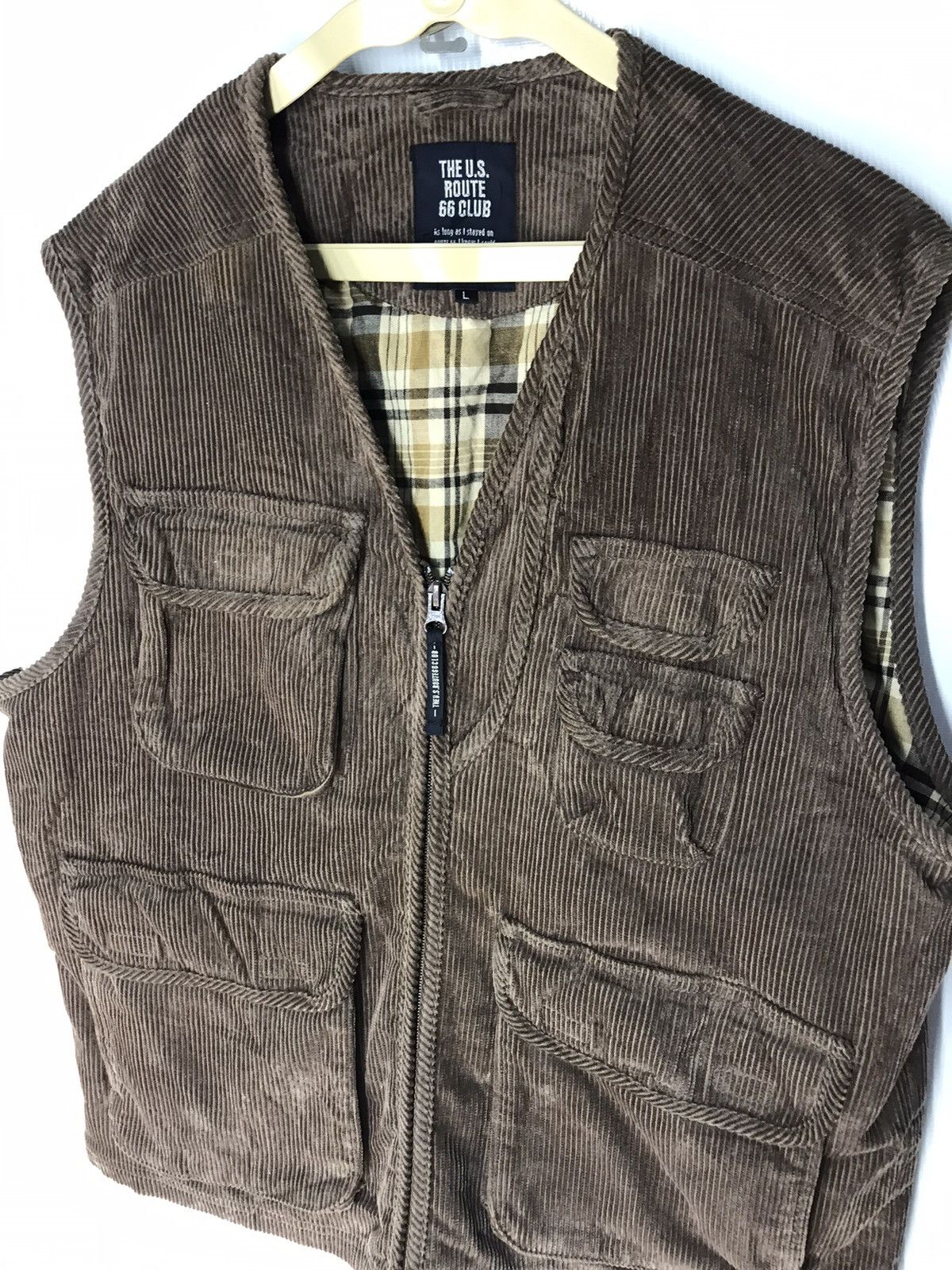 Route 66 The U.s Route 66 club vest cudroy Size US M / EU 48-50 / 2 - 4 Thumbnail