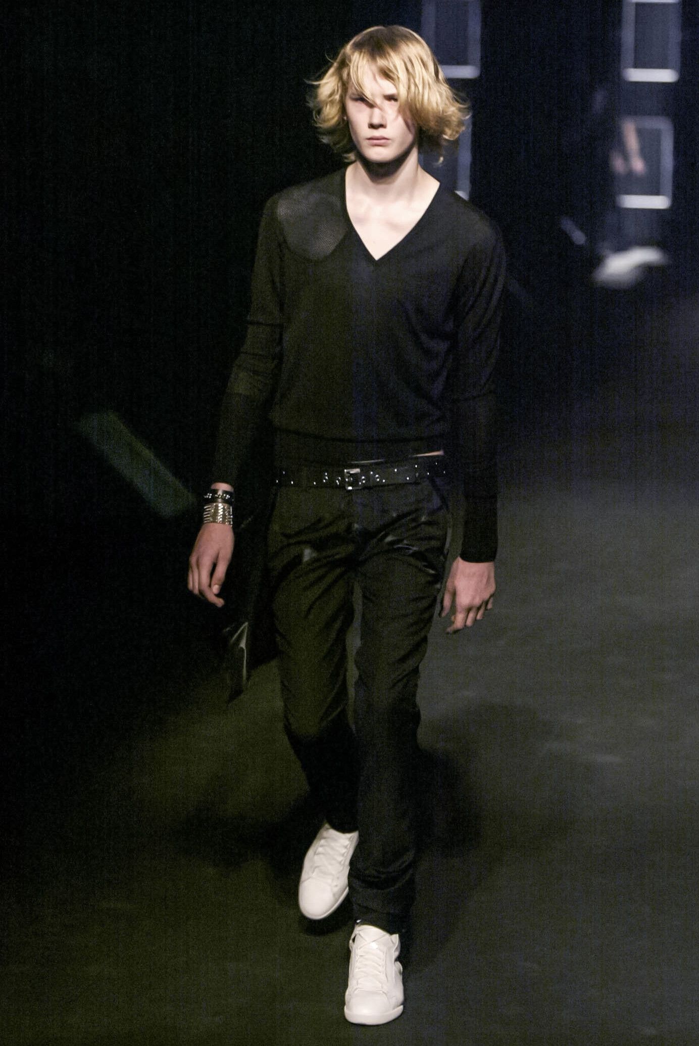 Dior × Hedi Slimane S/S 2004 "Strip" Runway Shiny Handkerchief (SS04, Homme) Size ONE SIZE - 10 Thumbnail