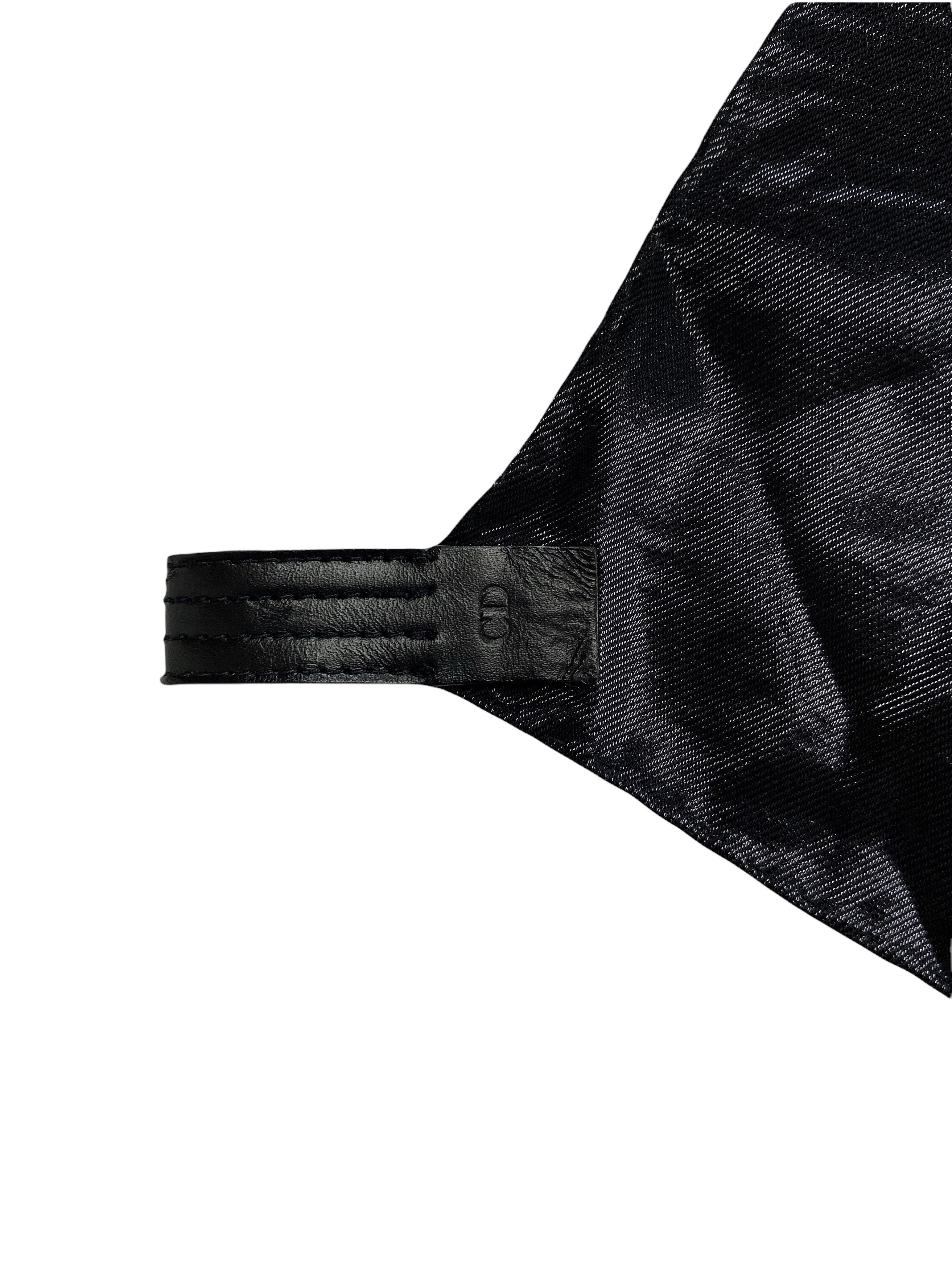 Dior × Hedi Slimane S/S 2004 "Strip" Runway Shiny Handkerchief (SS04, Homme) Size ONE SIZE - 4 Thumbnail