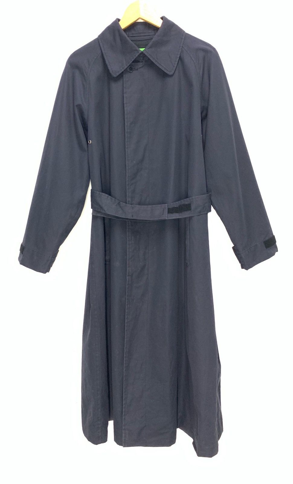 CABANE de ZUCCa × Issey Miyake × Japanese Brand 🇯🇵AW00 Zucca By Issey Miyake Navy Blue Trench Coat Size US M / EU 48-50 / 2 - 1 Thumbnail