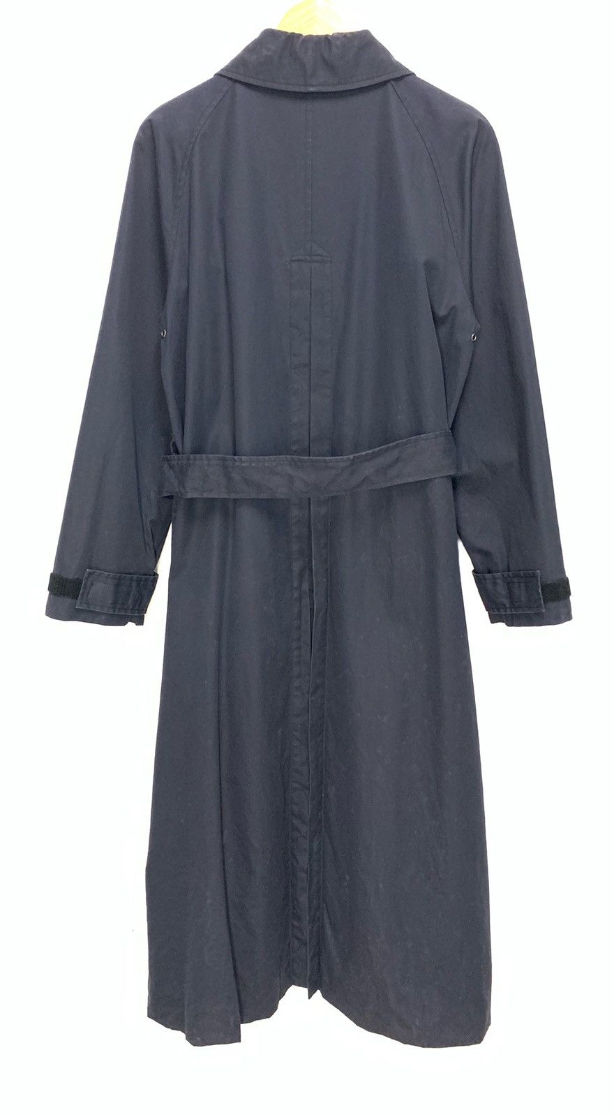 CABANE de ZUCCa × Issey Miyake × Japanese Brand 🇯🇵AW00 Zucca By Issey Miyake Navy Blue Trench Coat Size US M / EU 48-50 / 2 - 4 Thumbnail