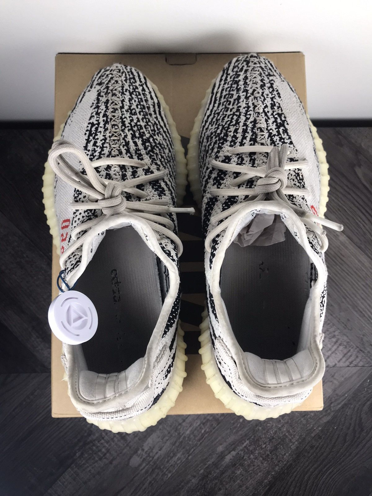 Adidas × Kanye West Adidas Yeezy Boost 350 V2 Zebra Size US 9.5 / EU 42-43 - 5 Thumbnail