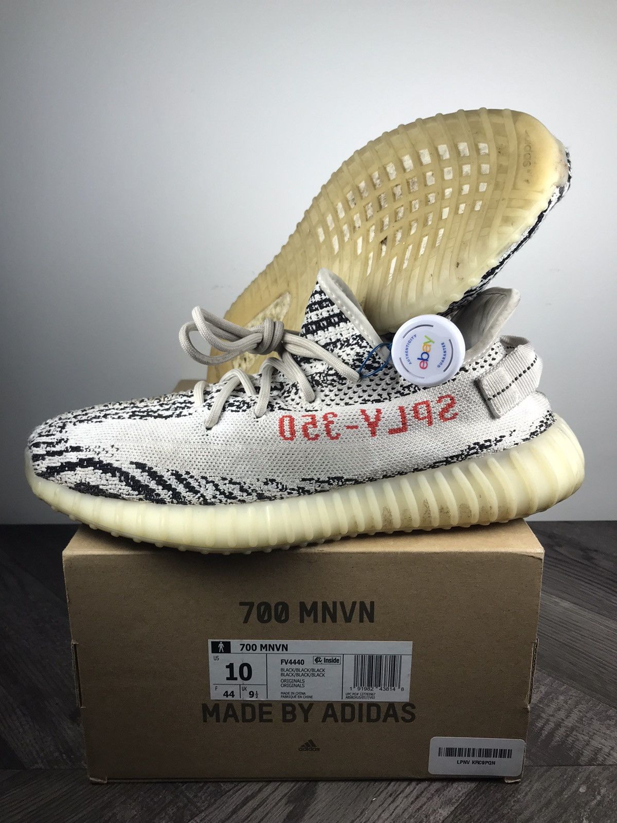 Adidas × Kanye West Adidas Yeezy Boost 350 V2 Zebra Size US 9.5 / EU 42-43 - 1 Thumbnail
