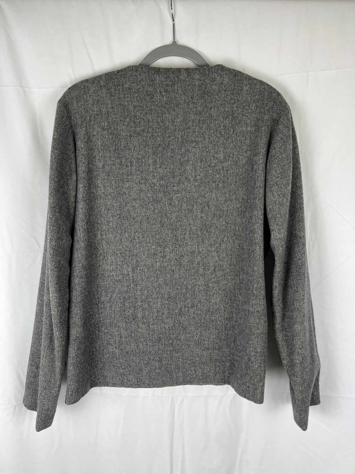 Raf Simons AW 1999 Hidden Zipper Woven Suiting Sweater Size US M / EU 48-50 / 2 - 8 Thumbnail