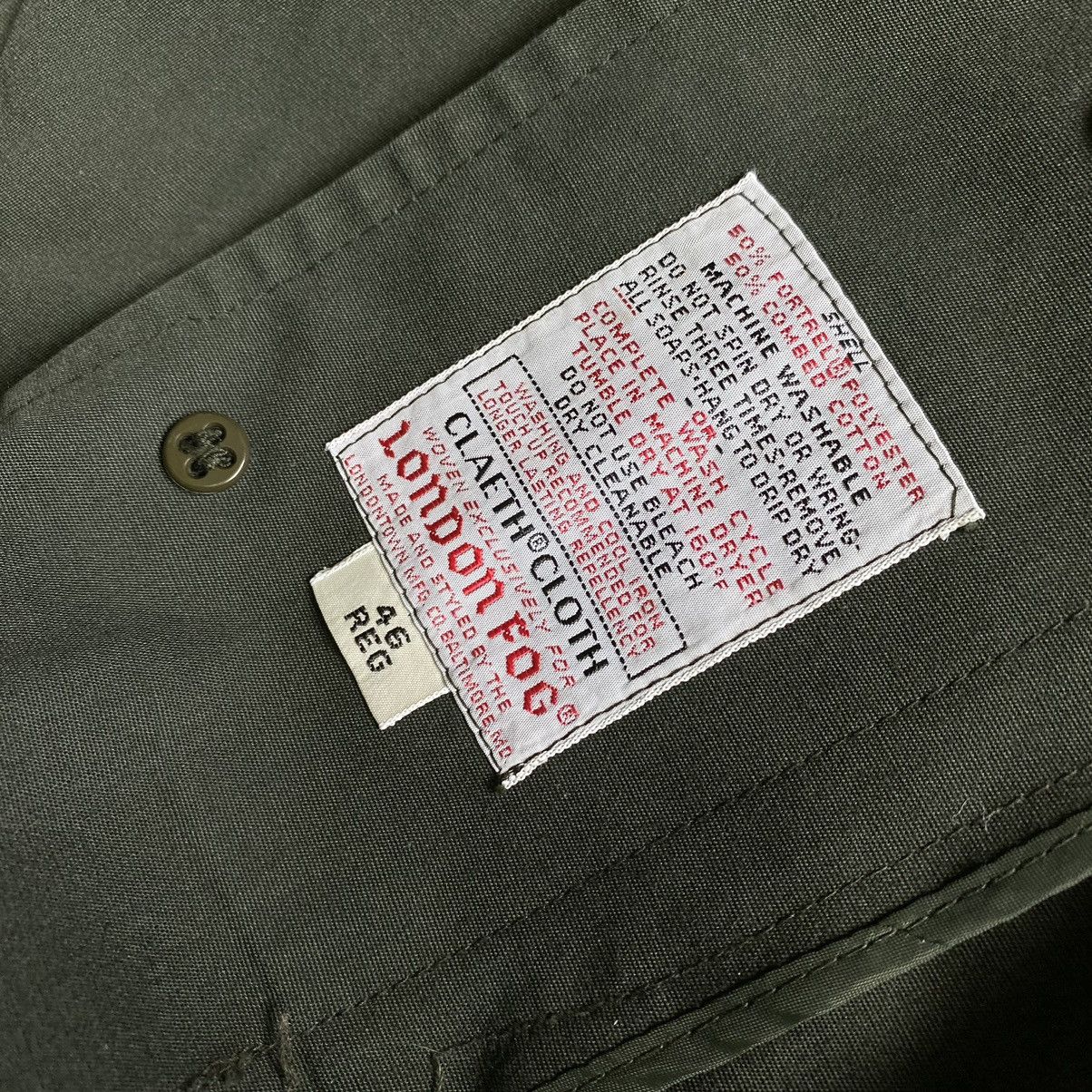 London Fog Vintage 1980s London Fog Maincoats Trench Coat Green Size 46 Size US XL / EU 56 / 4 - 9 Thumbnail