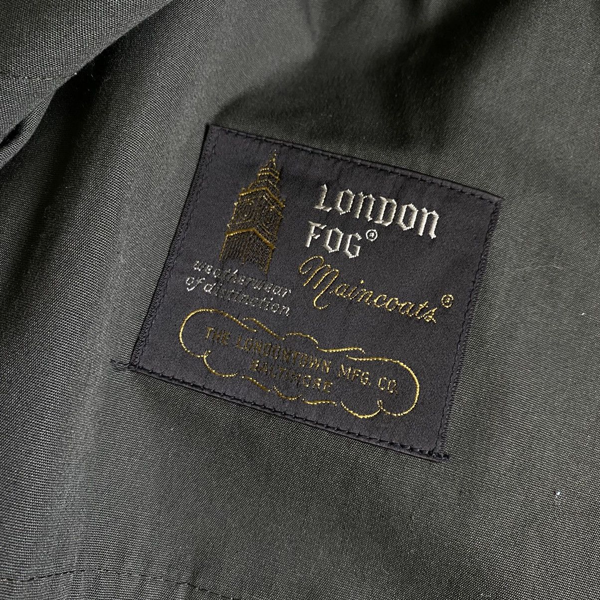 London Fog Vintage 1980s London Fog Maincoats Trench Coat Green Size 46 Size US XL / EU 56 / 4 - 8 Thumbnail