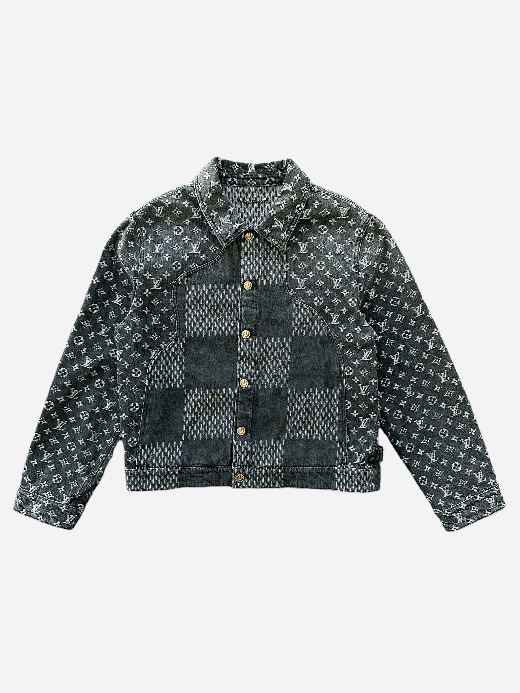 Louis Vuitton x Nigo Wave Denim Jacket, Luxury, Apparel on Carousell