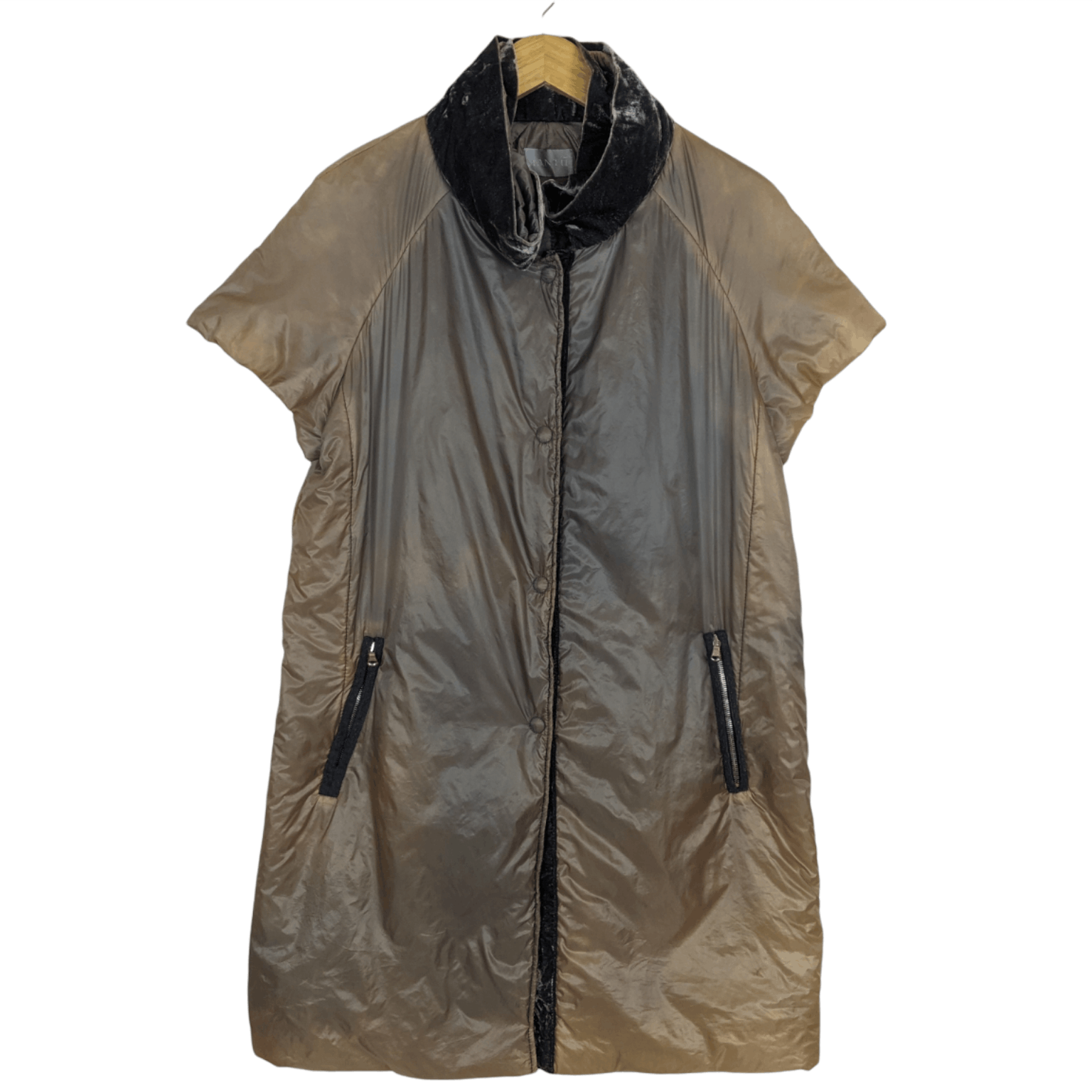 Designer MANTU Italian Designer Sleeveless Rain Jacket For Women Size S / US 4 / IT 40 - 2 Thumbnail