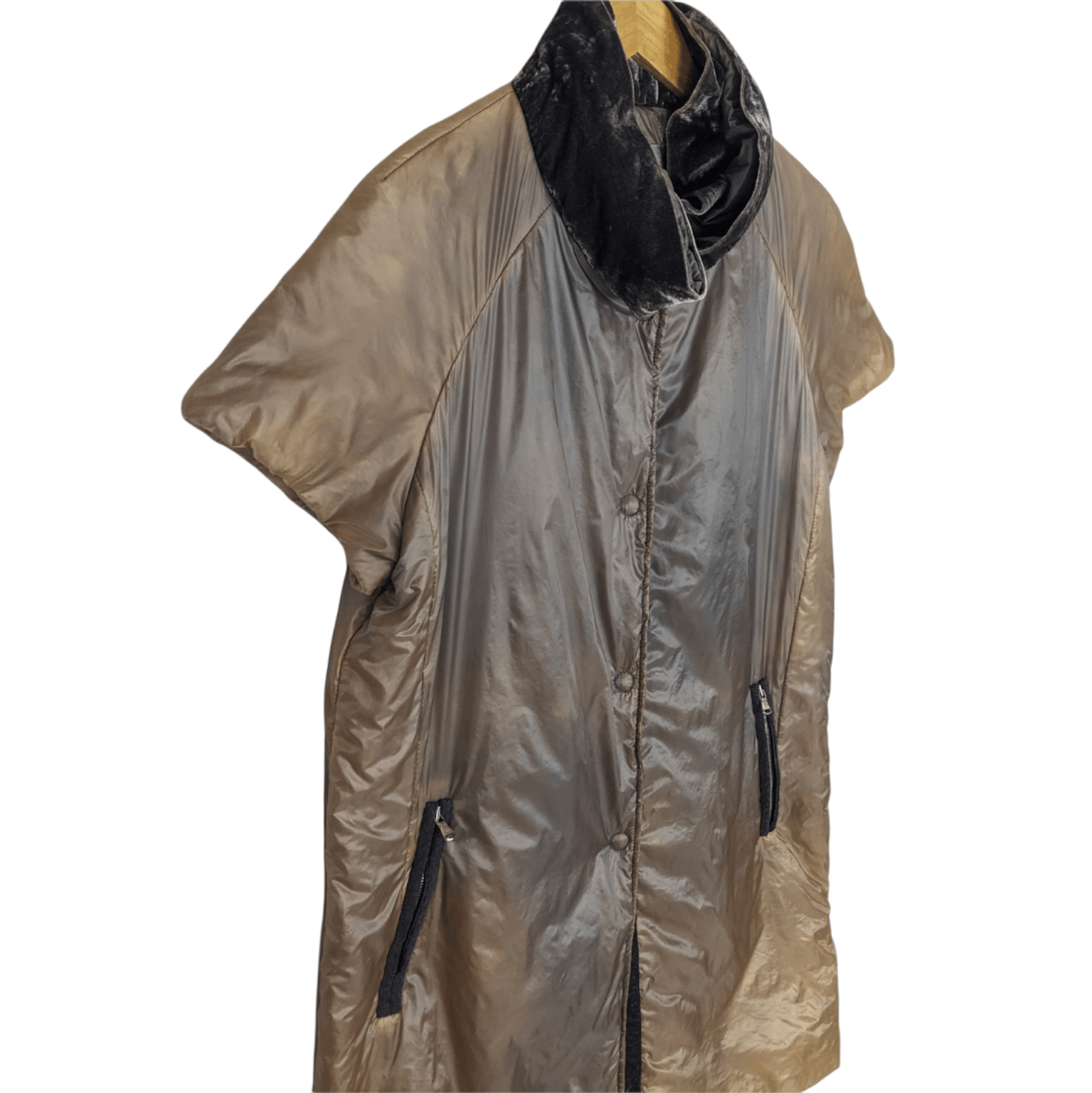 Designer MANTU Italian Designer Sleeveless Rain Jacket For Women Size S / US 4 / IT 40 - 3 Thumbnail