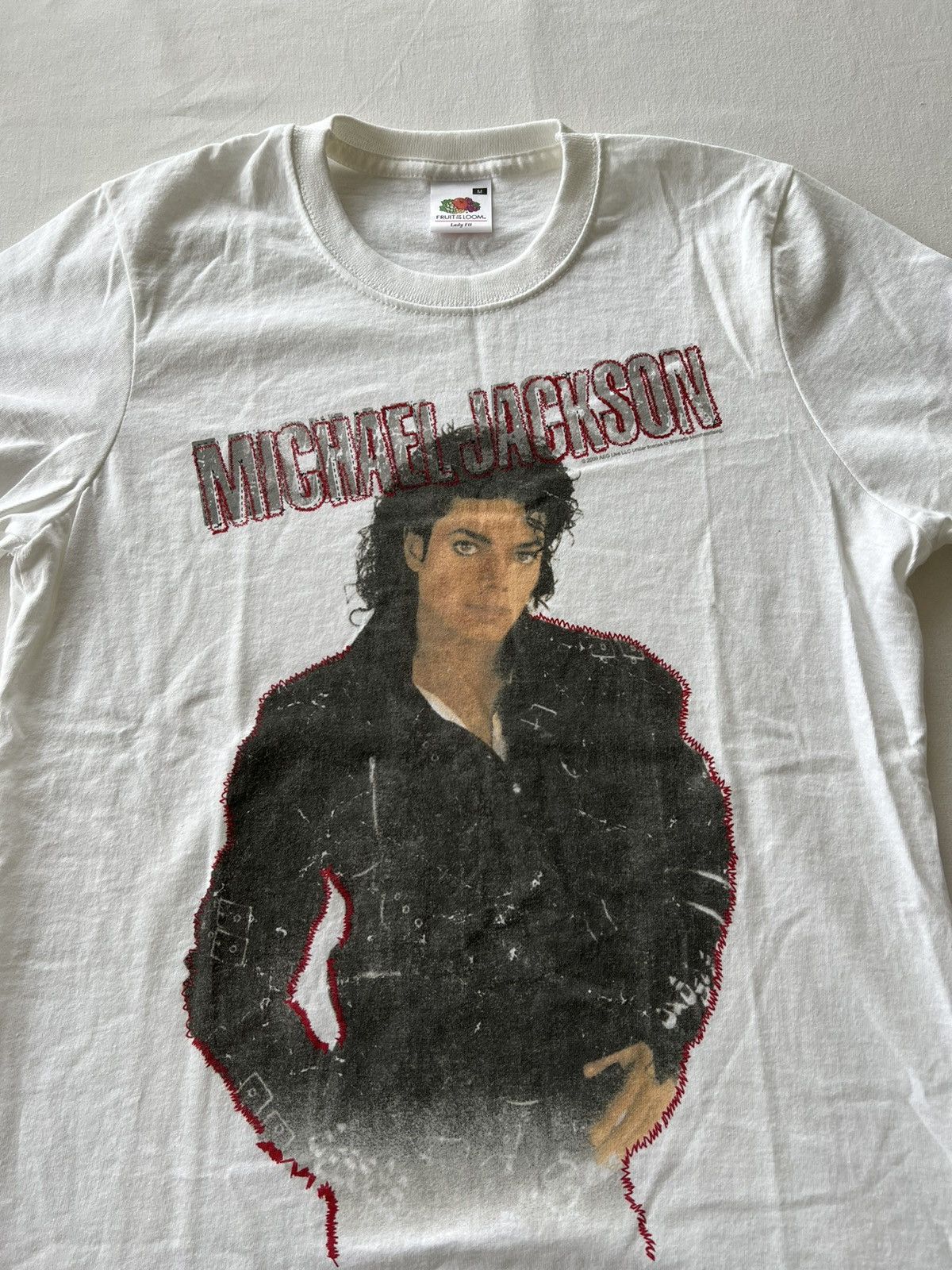 Band Tees Vintage 2009 Michael Jackson White Tee (Spice Girls) Size M / US 6-8 / IT 42-44 - 5 Thumbnail