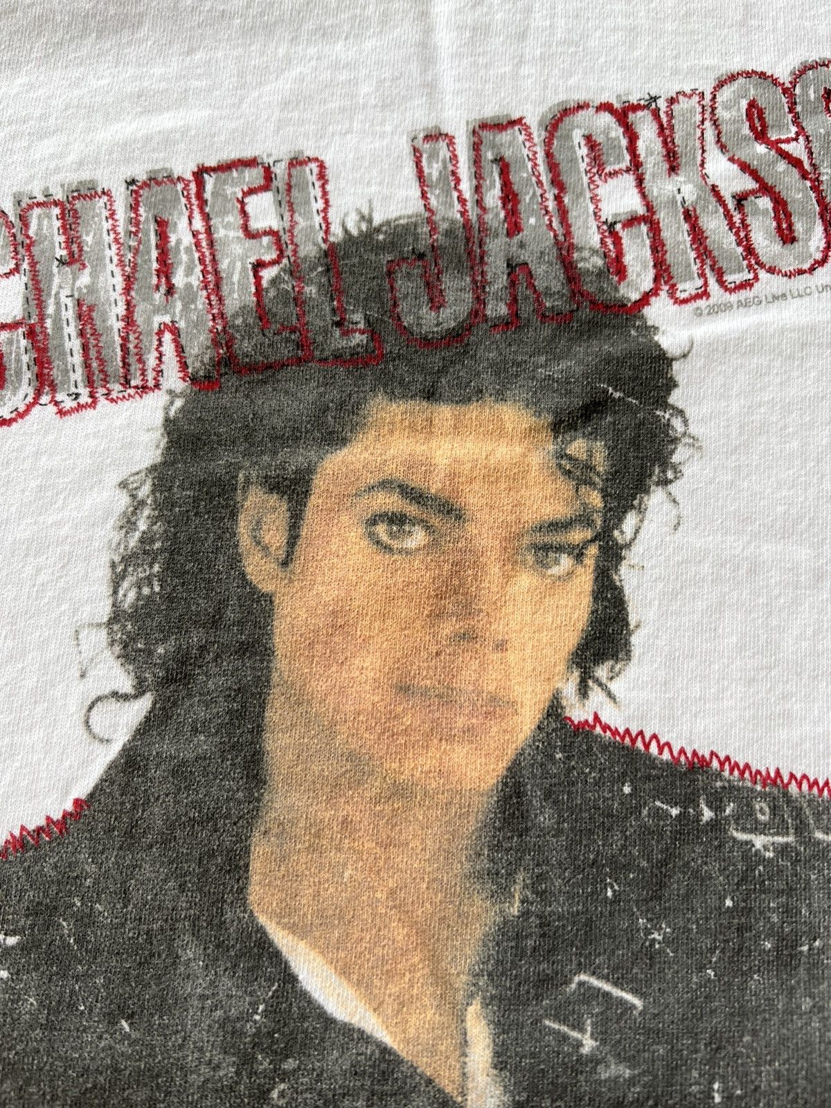 Band Tees Vintage 2009 Michael Jackson White Tee (Spice Girls) Size M / US 6-8 / IT 42-44 - 6 Thumbnail