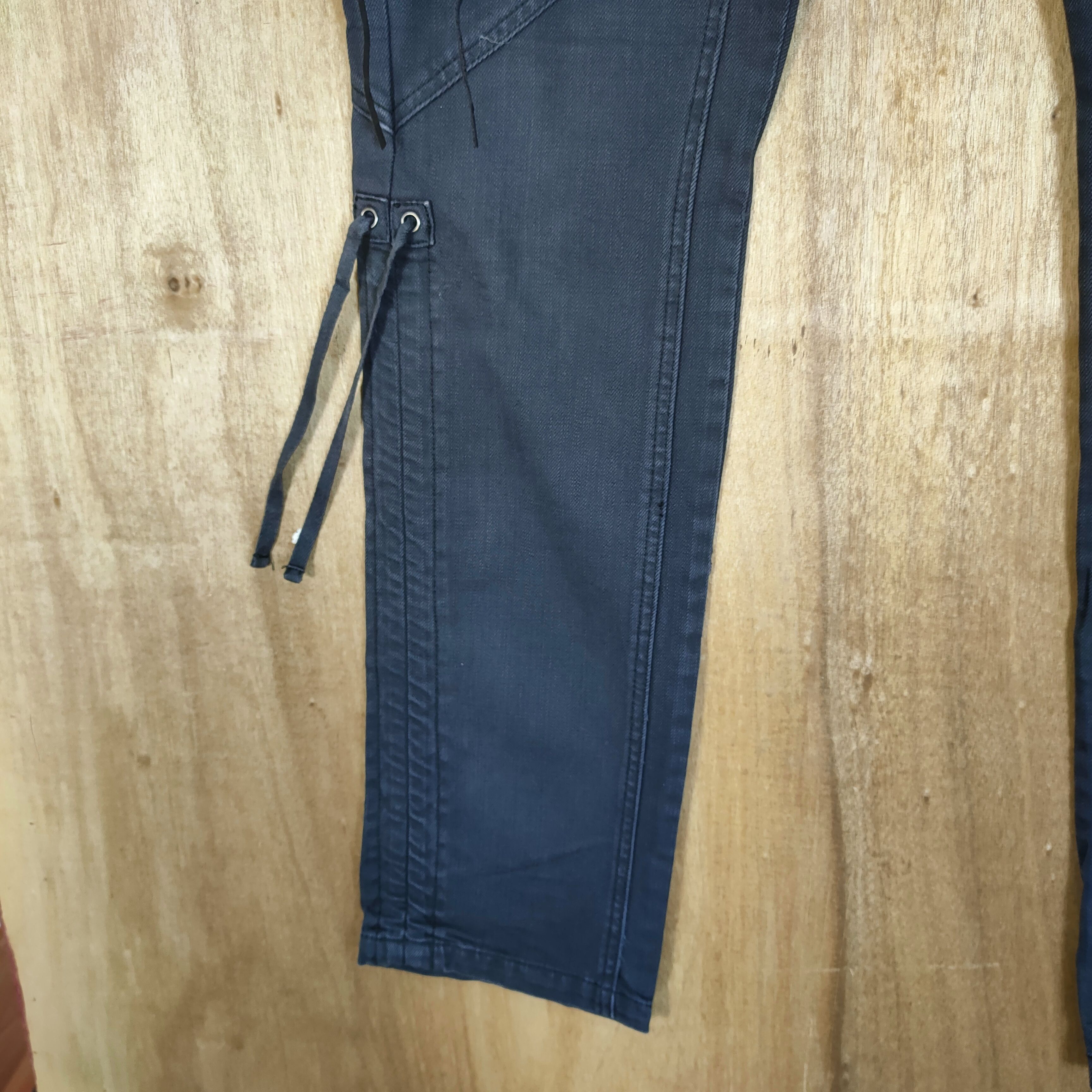 Tornado Mart RARE💥 VINTAGE TORNADO MART BONDAGE CARGO PANTS Size US 33 - 12 Thumbnail
