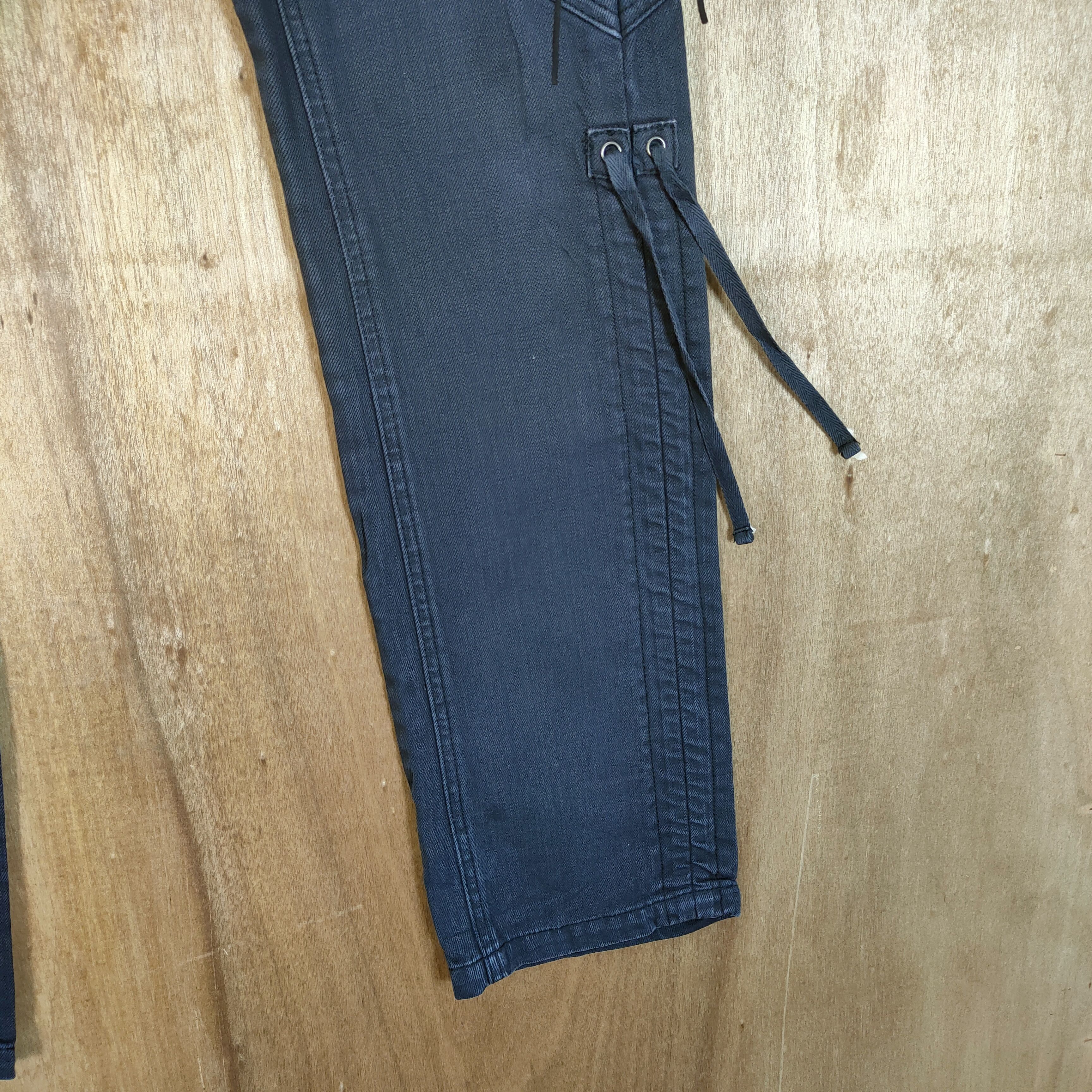 Tornado Mart RARE💥 VINTAGE TORNADO MART BONDAGE CARGO PANTS Size US 33 - 11 Thumbnail