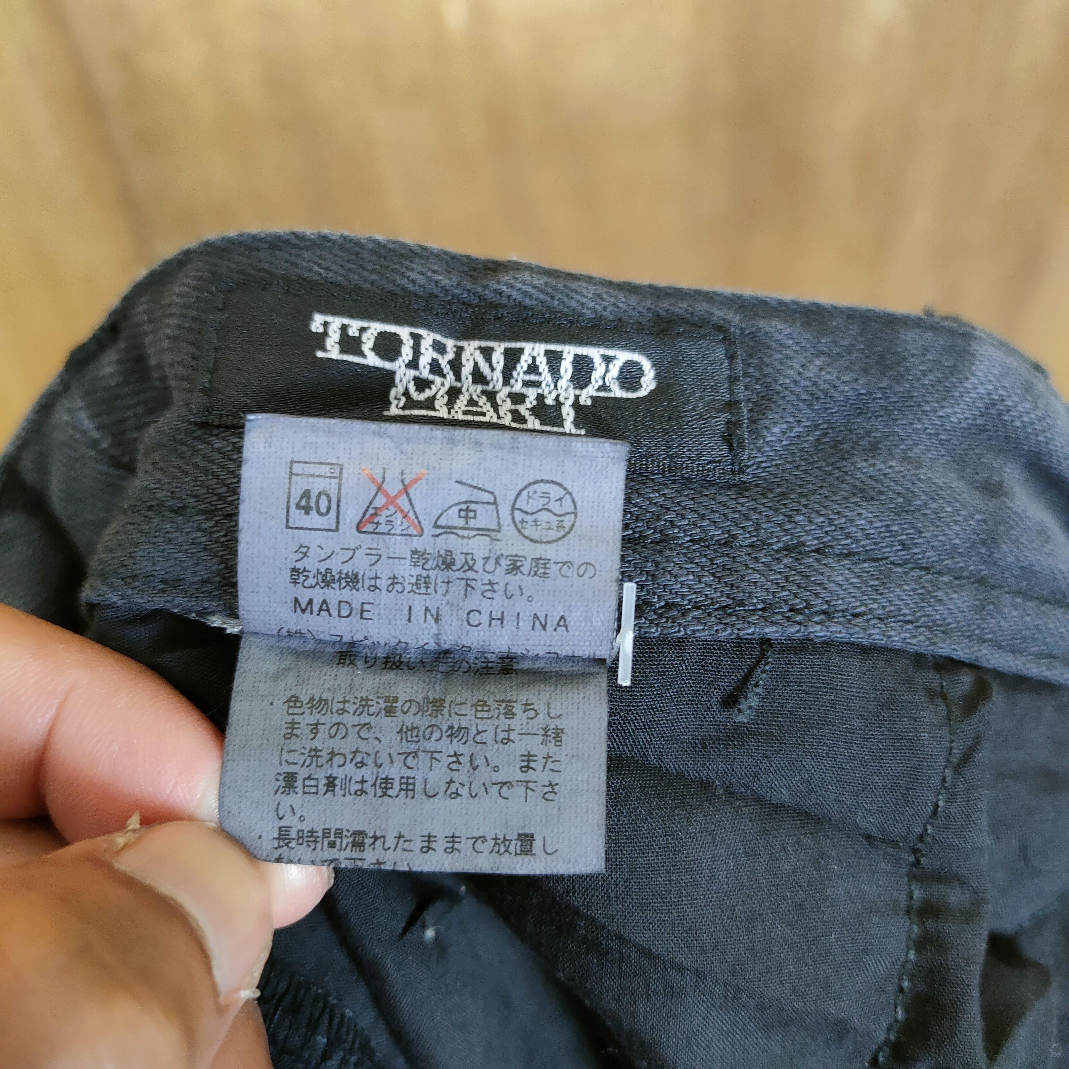 Tornado Mart RARE💥 VINTAGE TORNADO MART BONDAGE CARGO PANTS Size US 33 - 14 Thumbnail