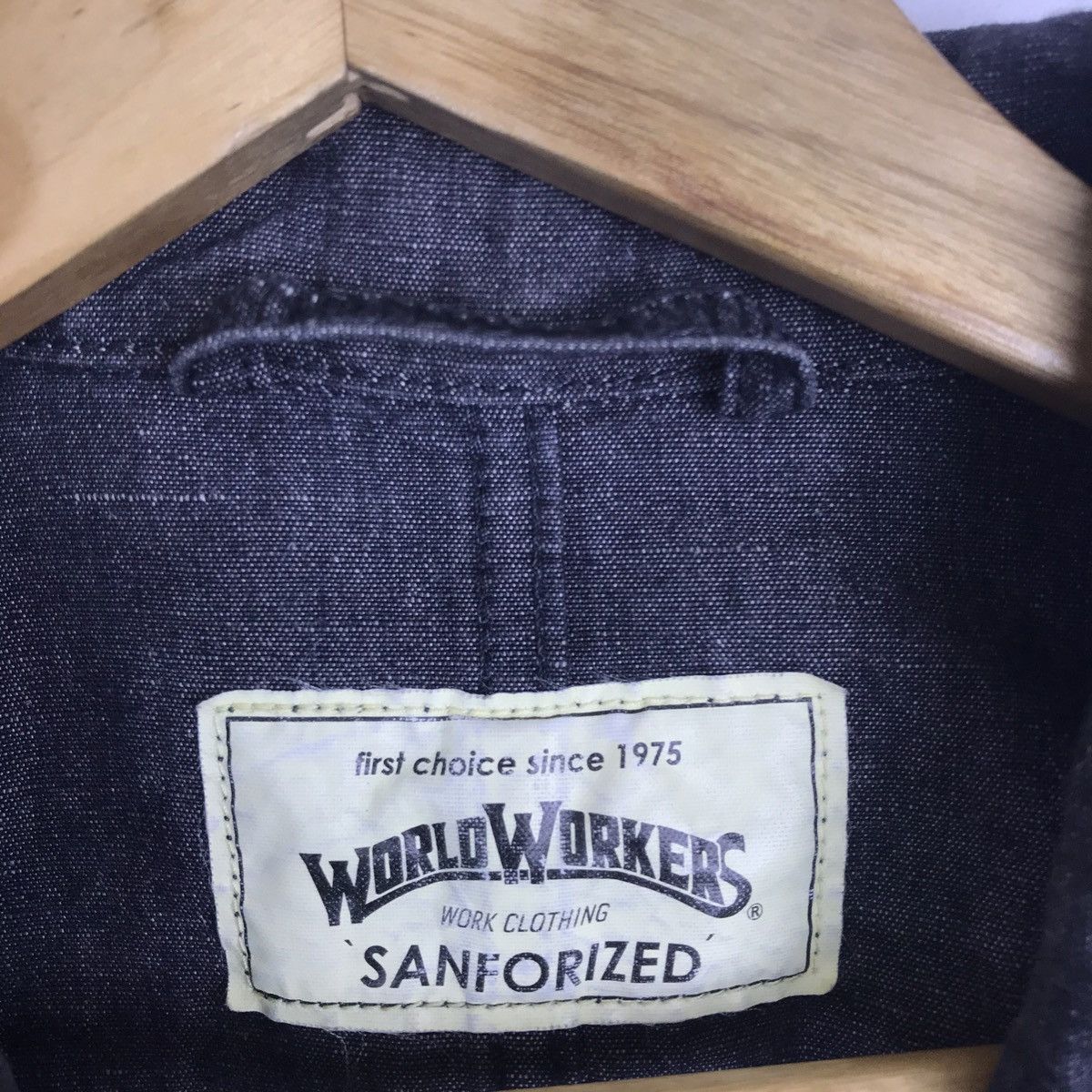 Vintage VintageWorkwear Denim Workers Sanforized Denim Parka Jacket Size US S / EU 44-46 / 1 - 7 Thumbnail